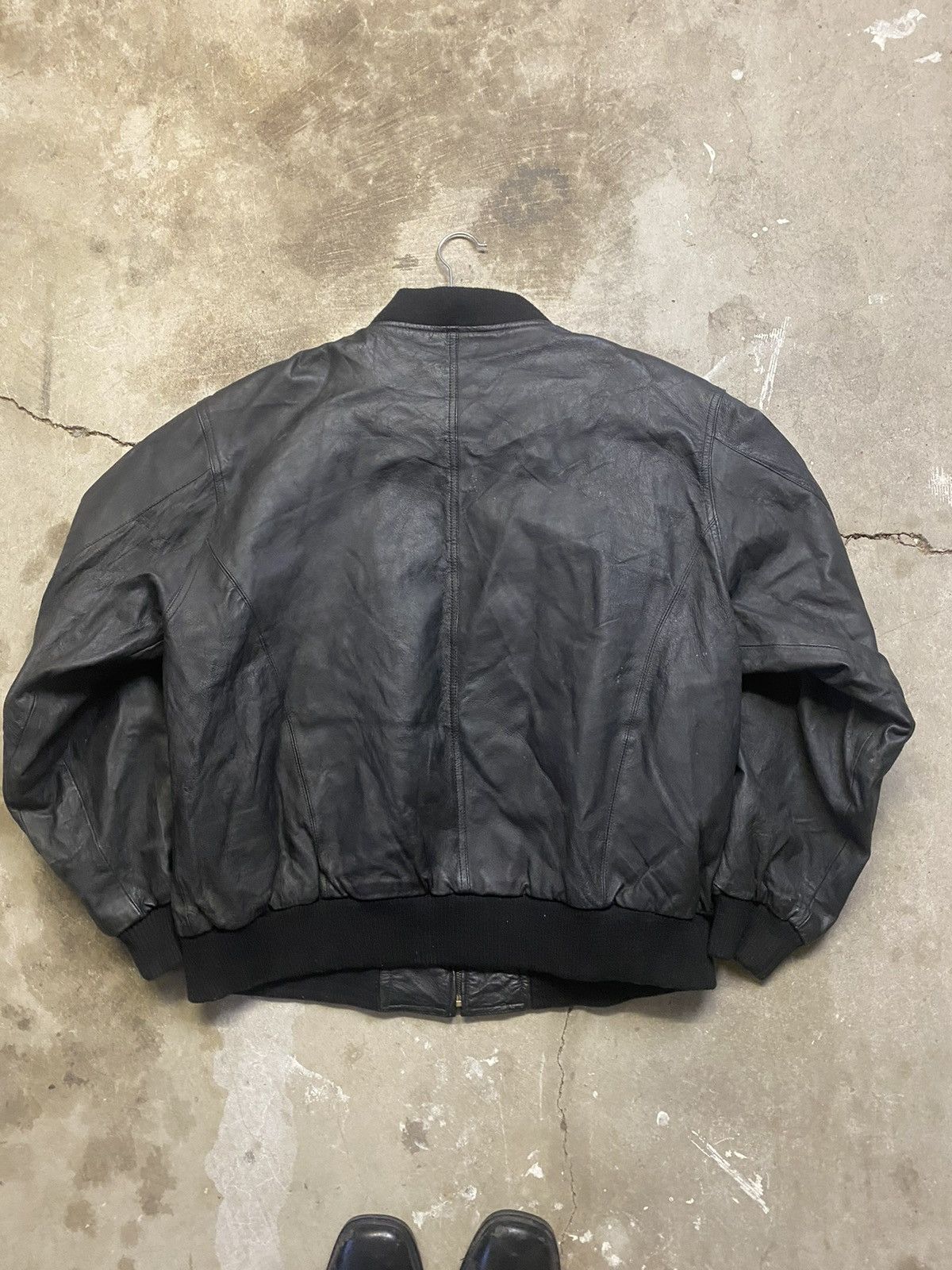Other Leather bomber jacket paired with free Burberry scarf Size US XL / EU 56 / 4 - 4 Thumbnail