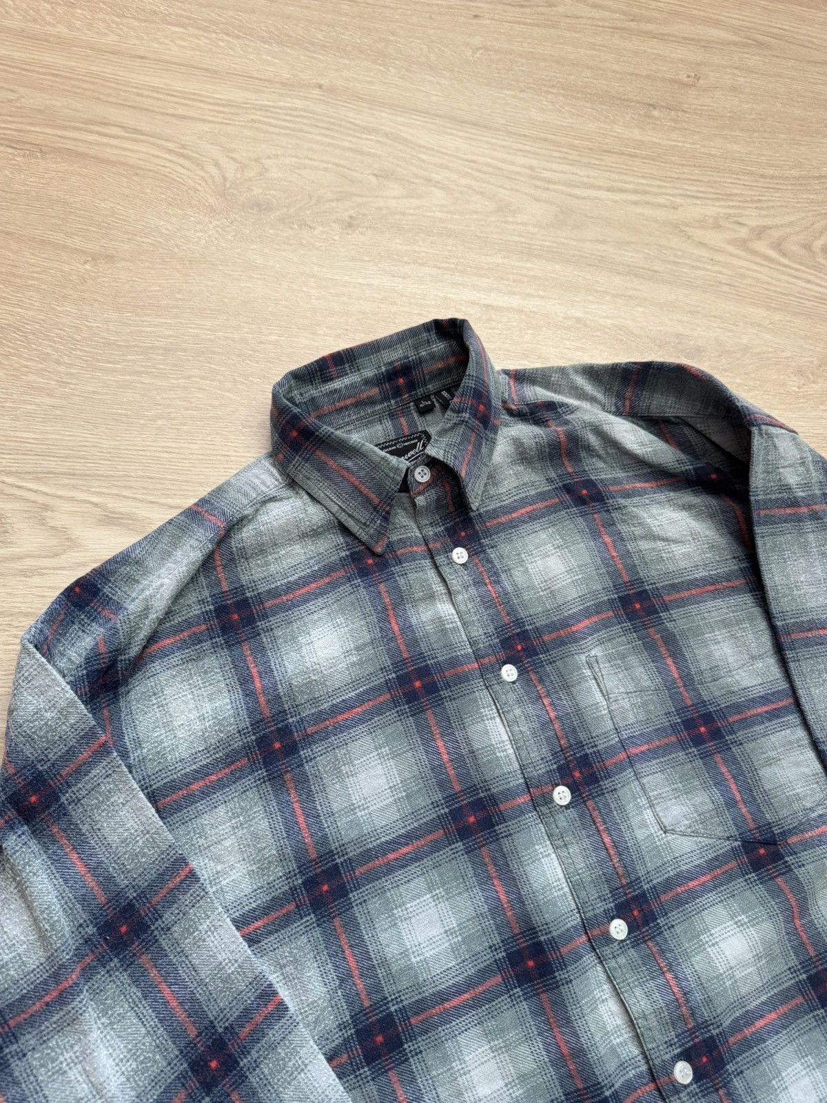 Vintage Vintage 90’s Conwell Japanese Flannel Shirt Size US L / EU 52-54 / 3 - 2 Thumbnail