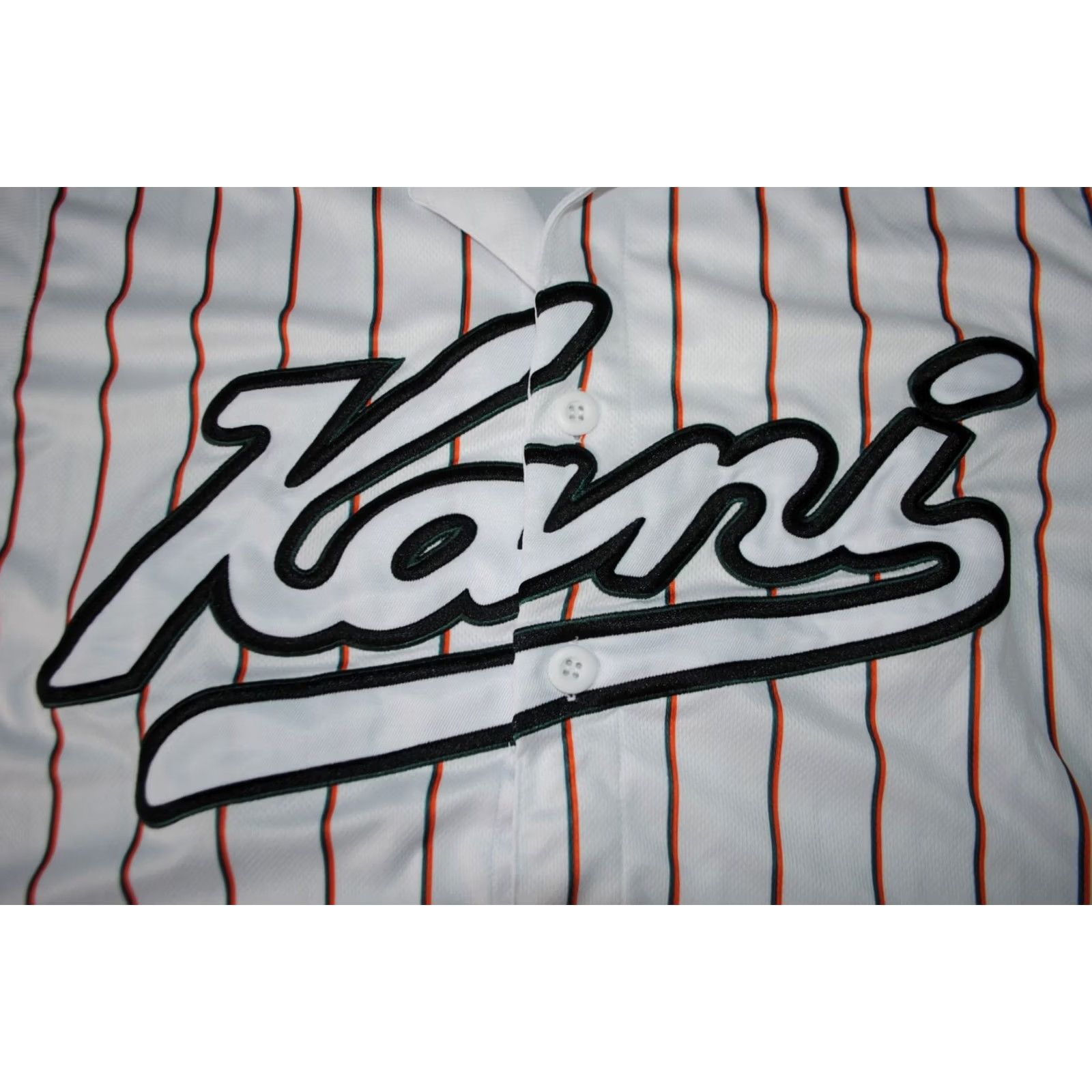 Karl Kani KARL KANI BASEBALL JERSEY SHIRT MENS SMALL 1990'S STYLE RAP HIP HOP MLB VINTAGE Size US S / EU 44-46 / 1 - 2 Thumbnail