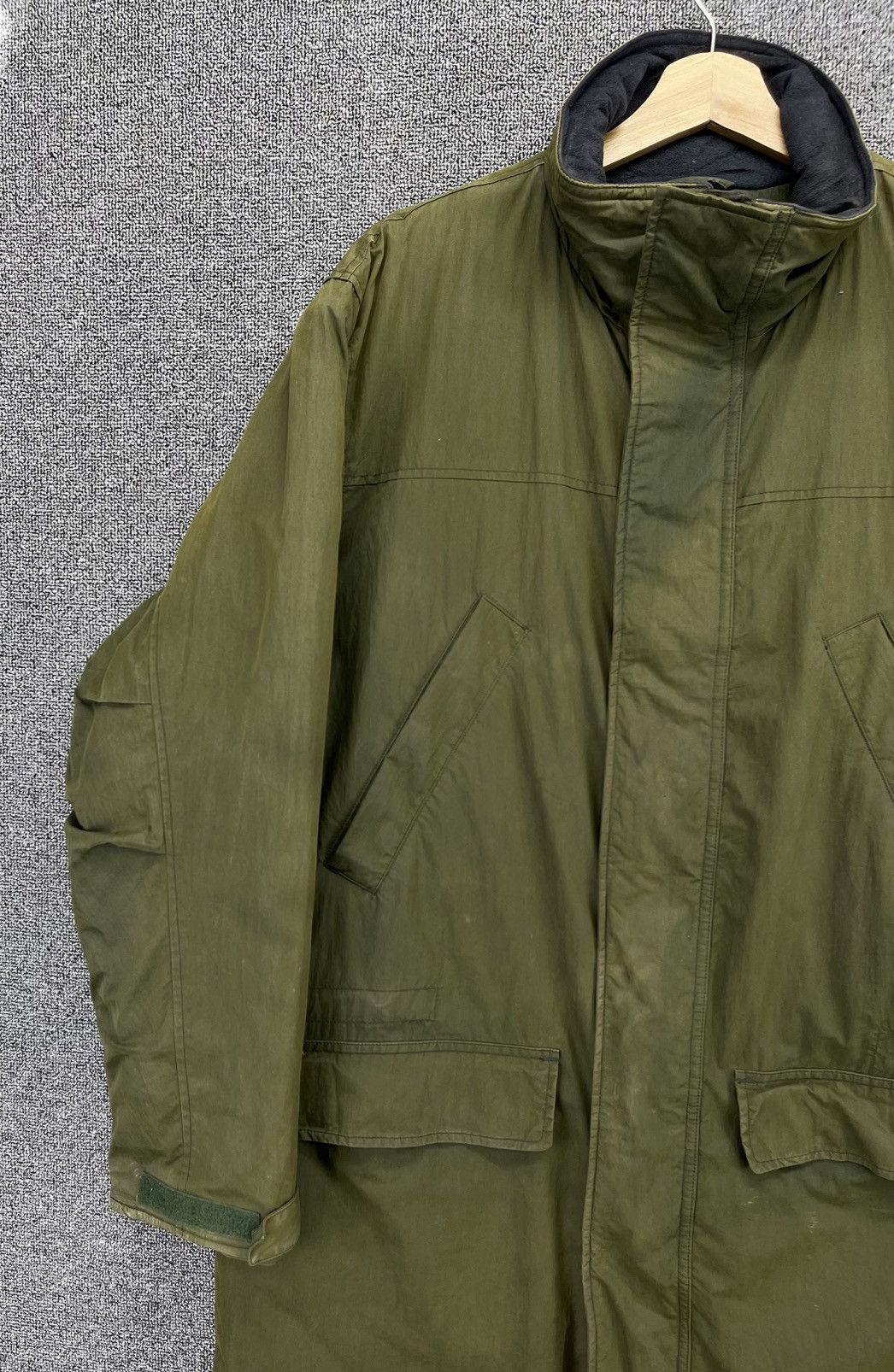 L.L. Bean Vintage L.L. Bean Military Army Trashed Long Jacket Size US M / EU 48-50 / 2 - 4 Thumbnail