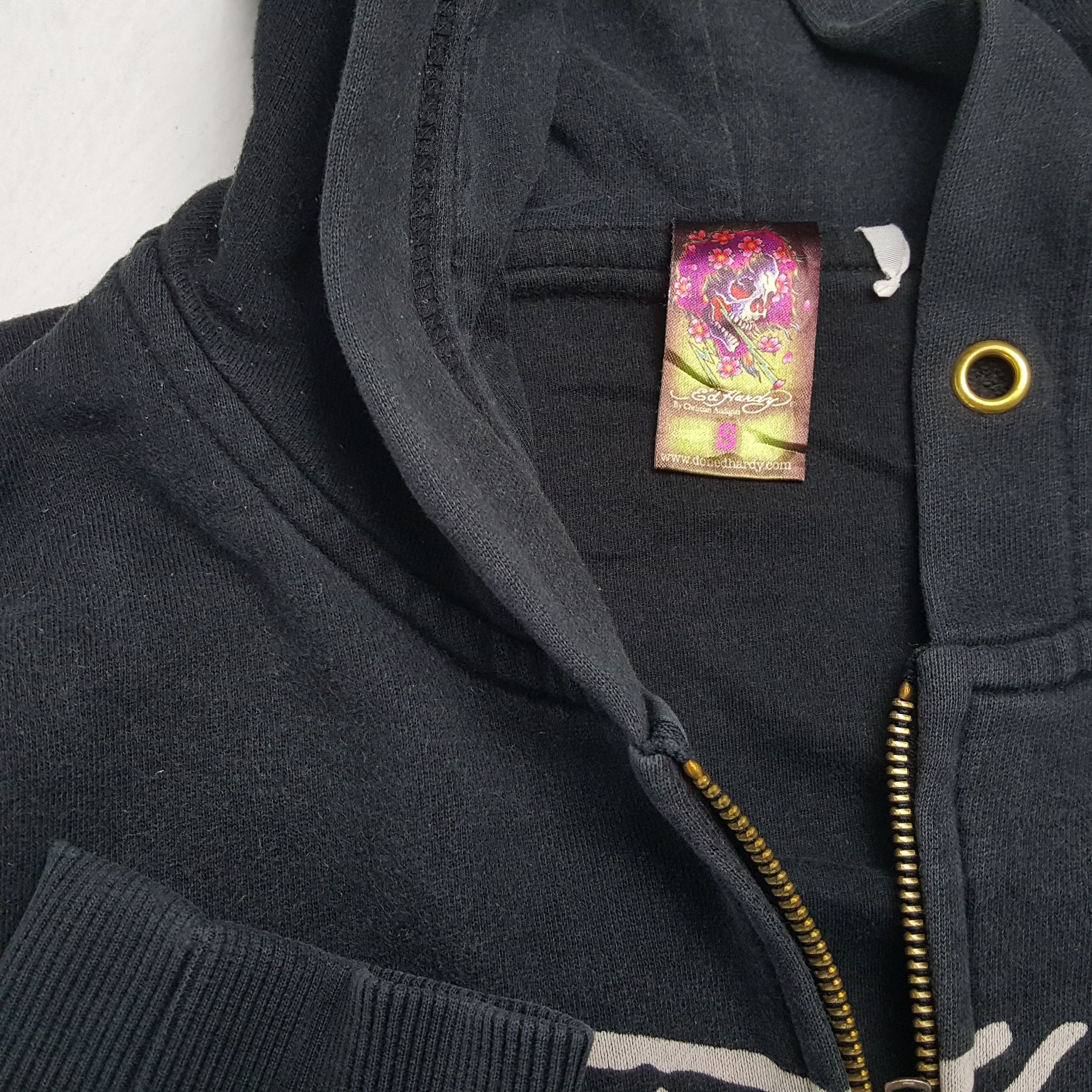 Christian Audigier × Ed Hardy × Vintage Vintage ED-HARDY by CHRISTIAN AUDIGIER Fashion Style Hoodies Size US S / EU 44-46 / 1 - 9 Thumbnail