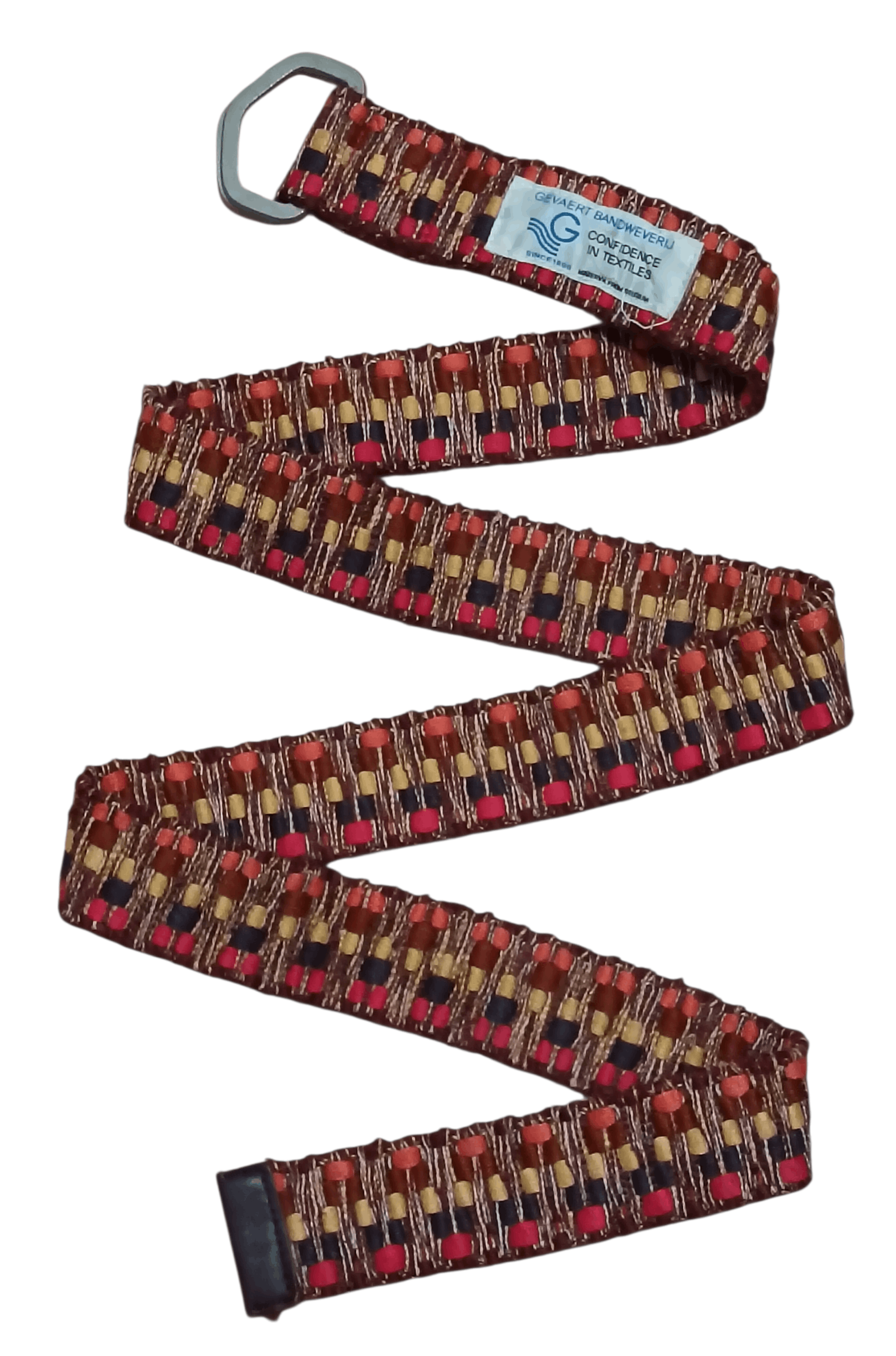 Global Work 90s Gavaert bandweverij webcomb belt Size ONE SIZE - 1 Thumbnail