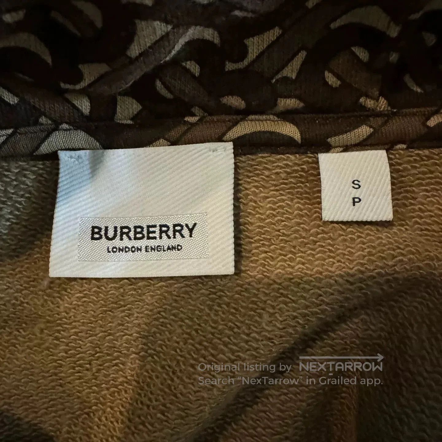 Burberry burberry patterned hooded sweatshirt size s. Size US S / EU 44-46 / 1 - 4 Thumbnail