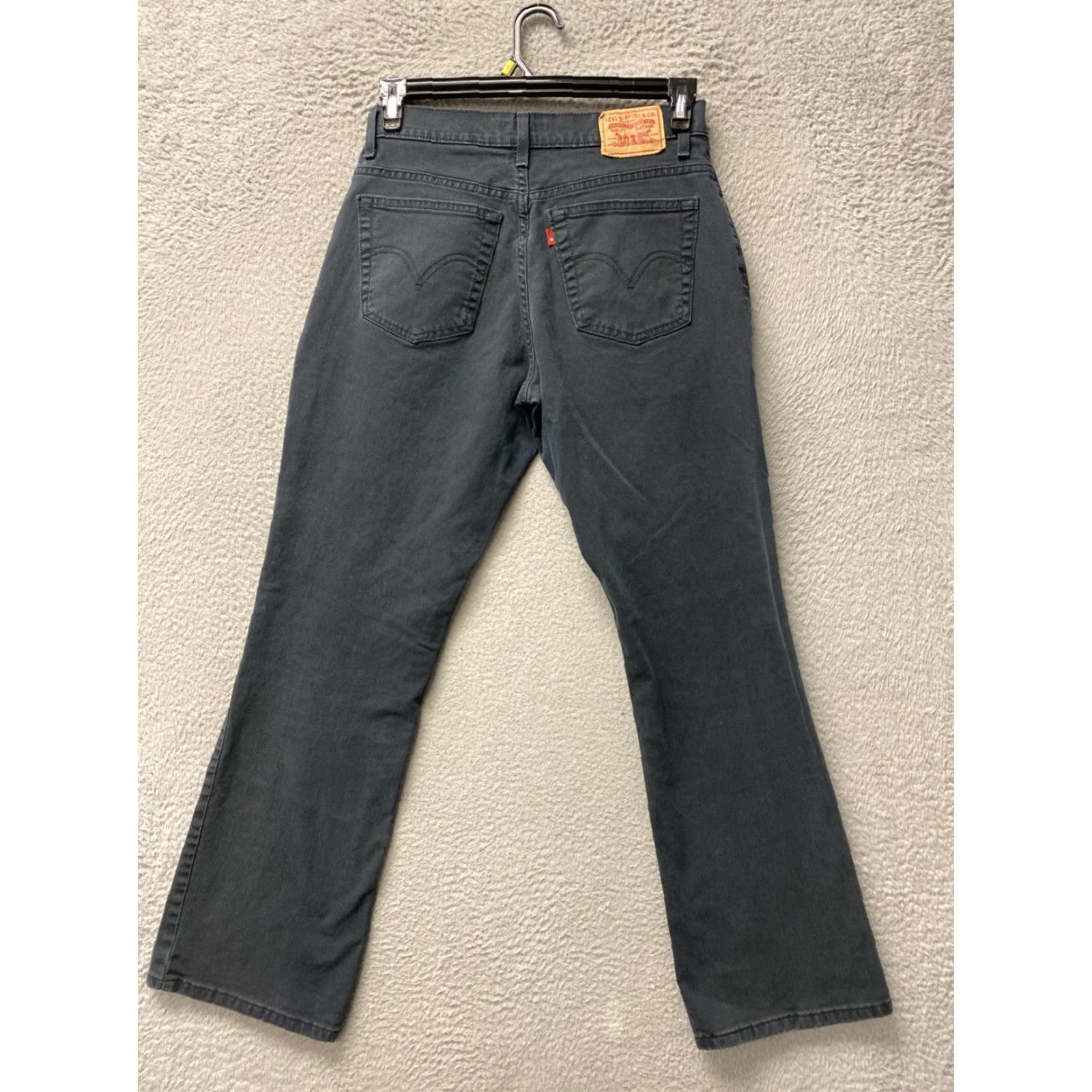 Levi's VINTAGE Levi's 550 Jeans Womens 10 M Faded Black Bootcut Denim 5-Pocket Zip Mid Rise Slim Size 32" / US 10 / IT 46 - 7 Thumbnail