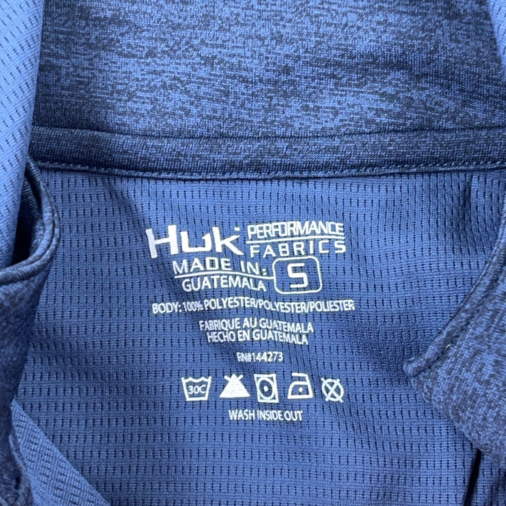 Vintage HUK Icon X Hoodie Men Small Blue 1/4 Zip Lightweight Pullover Sweatshirt Knit Zip Hooded Jersey Logo Outdoor Fishing Nature All Seasons Mens Size US S / EU 44-46 / 1 - 4 Thumbnail