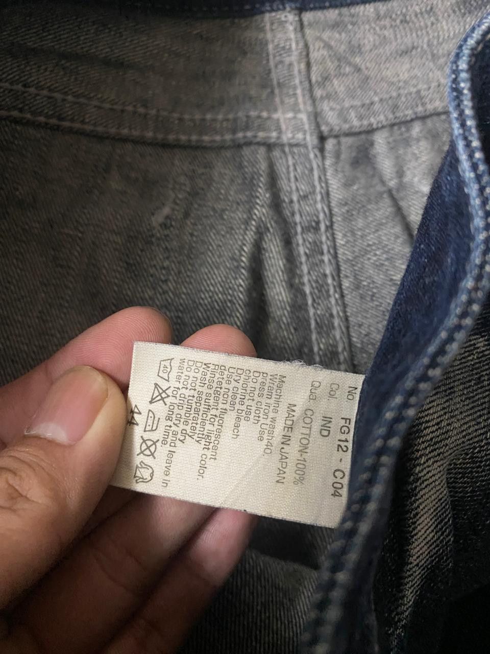 Japanese Brand Fuga Clawmark Whiskered Seawash Jeans Size US 30 / EU 46 - 10 Thumbnail