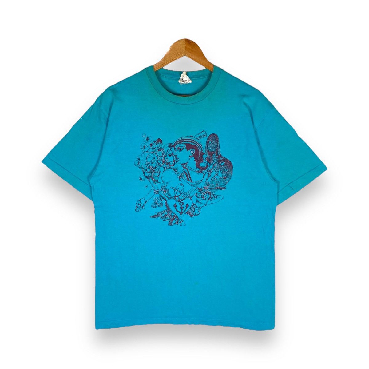Anime JOJO'S BIZARRE ADVENTURE PART 8 JOJOLION EXHIBITION TEE Size US XL / EU 56 / 4 - 1 Thumbnail