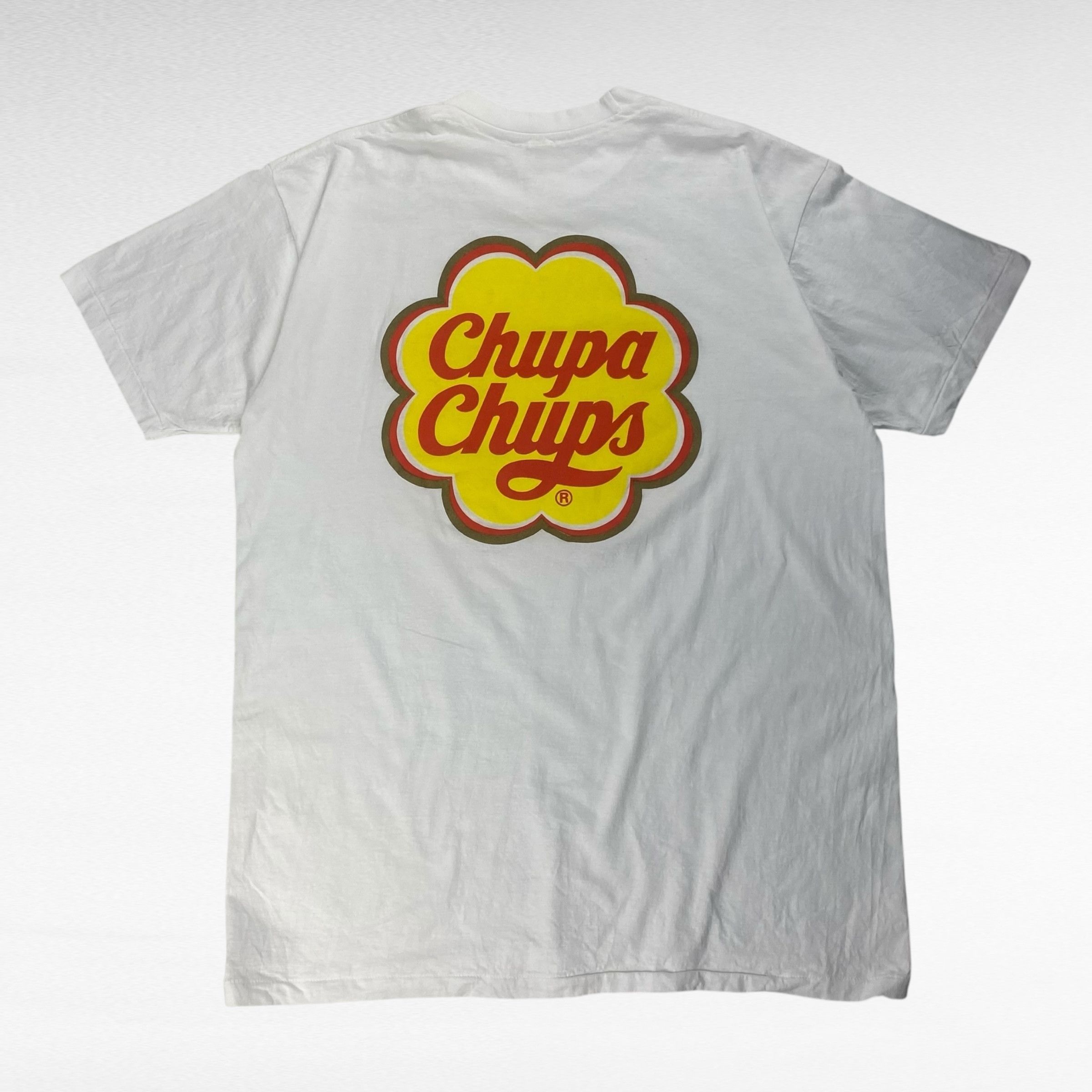 Vintage Chupa Chups 90s T-Shirt White Size L Size US L / EU 52-54 / 3 - 1 Thumbnail