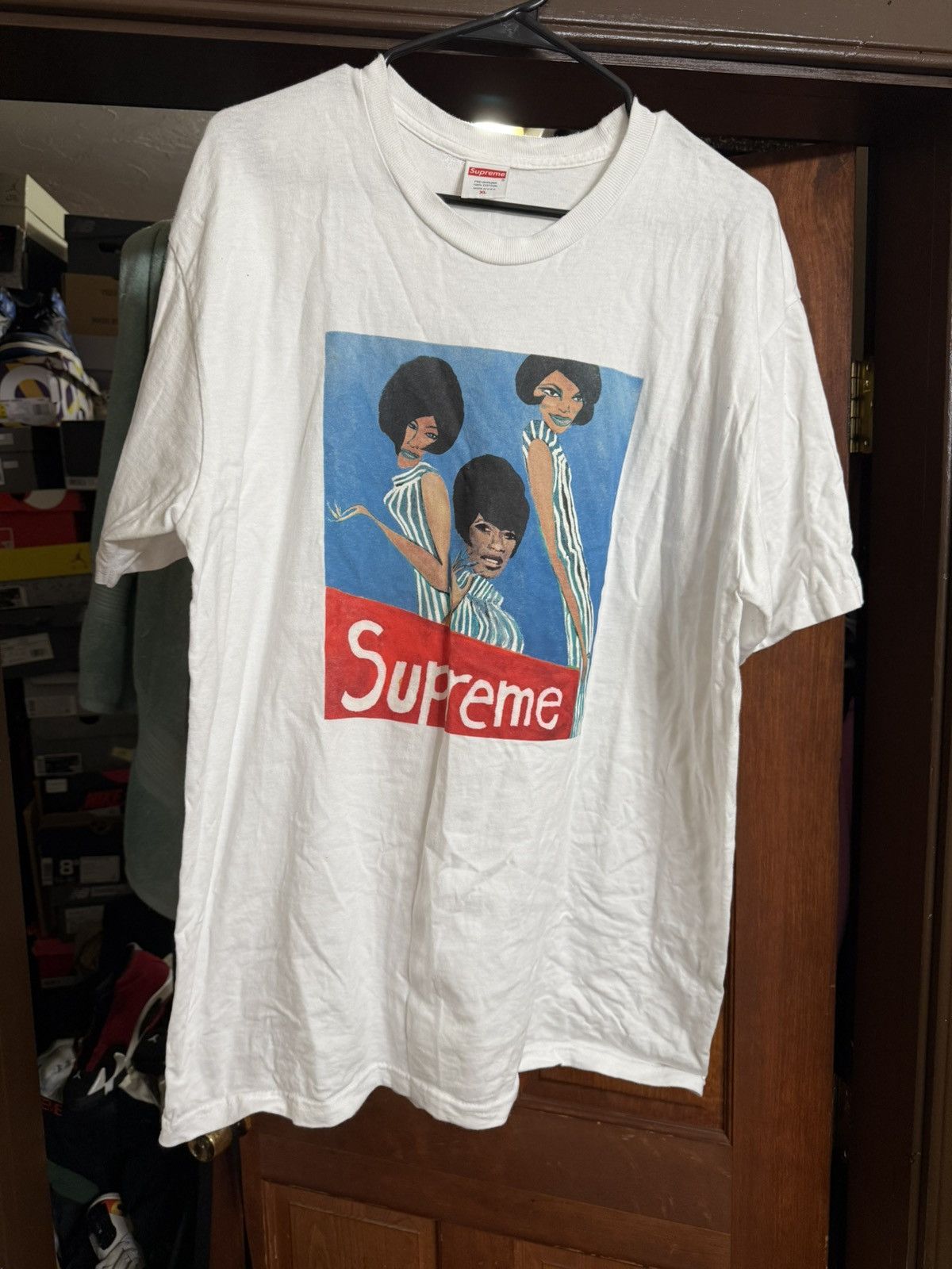 Number (N)ine × Supreme Supreme Number Nine Manson Tee White Size