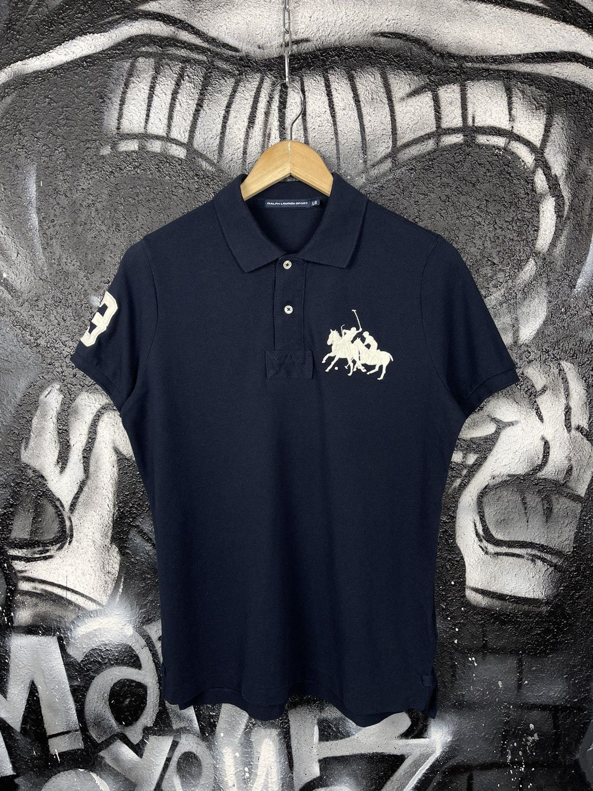 Polo Ralph Lauren Ralph Lauren Sport Big Pony Number 3 Polo T-Shirt Women’s L Size L / US 10 / IT 46 - 2 Thumbnail