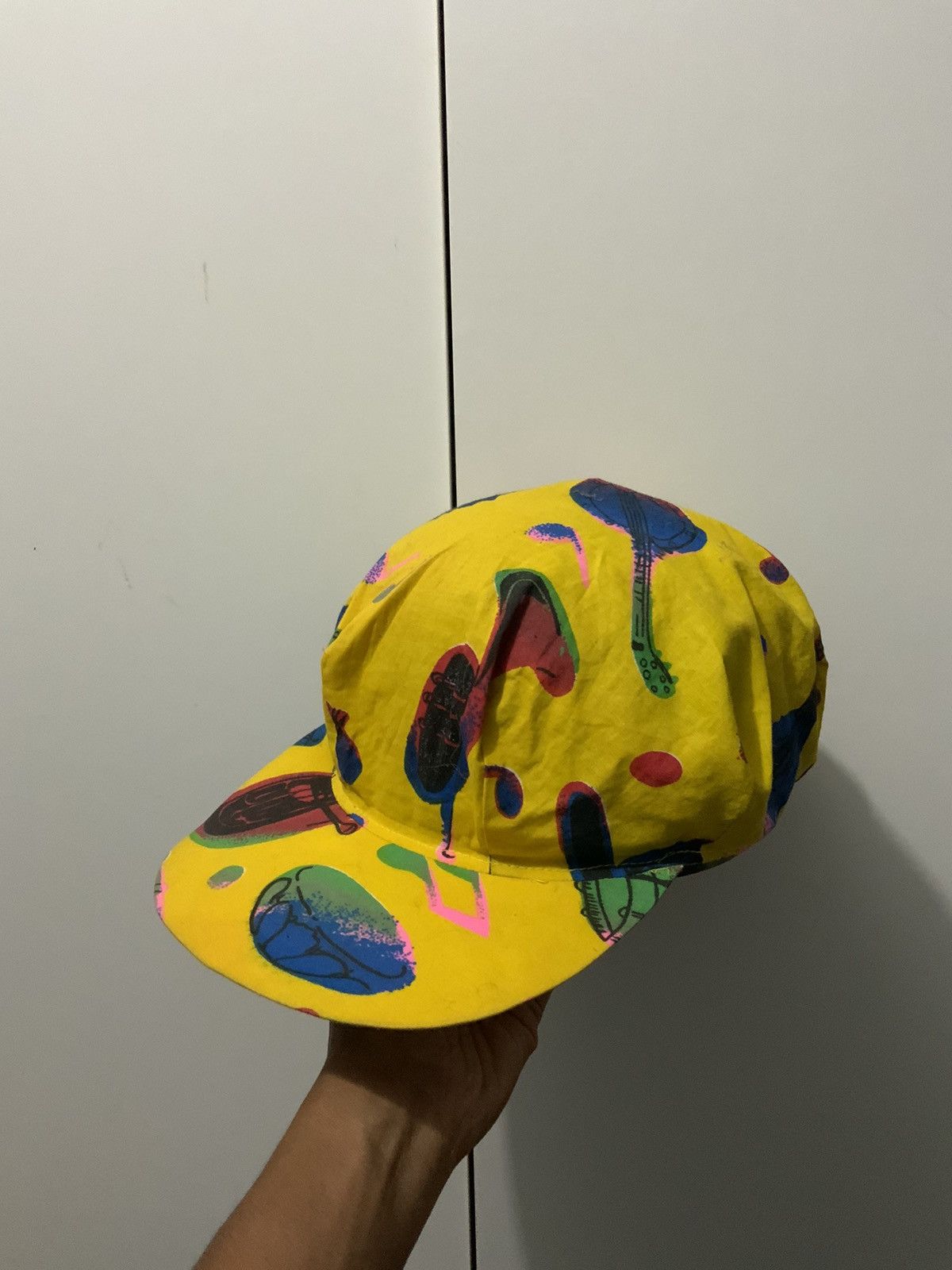 Unsound Rags Guitar Musicia Full Printed Newsboy Cap Size ONE SIZE - 1 Thumbnail