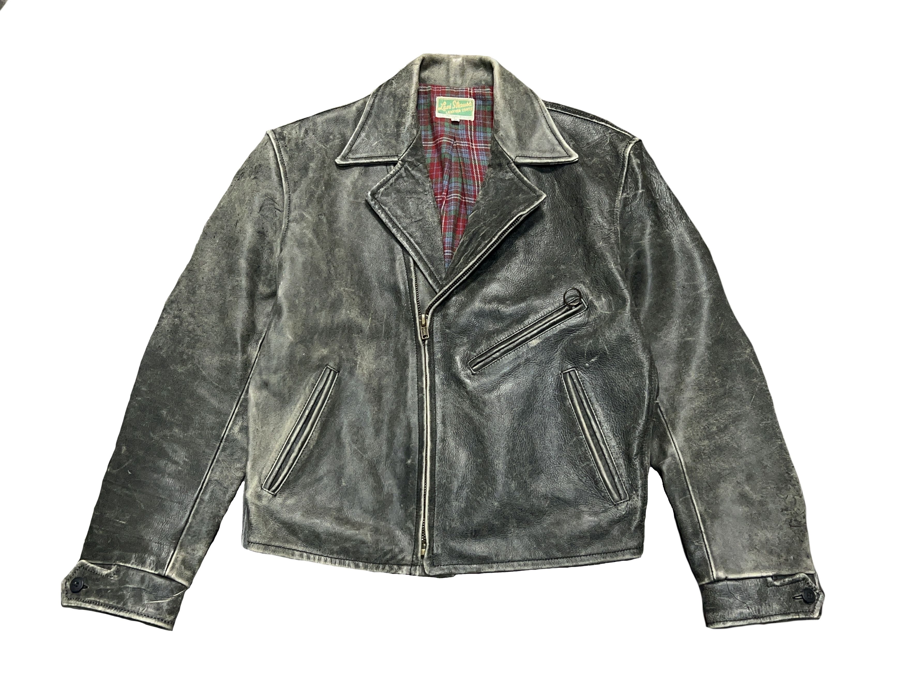 Levi's LVC 1930/40s Biker Motorcycle Leather Distressed Jacket M Size US M / EU 48-50 / 2 - 2 Thumbnail