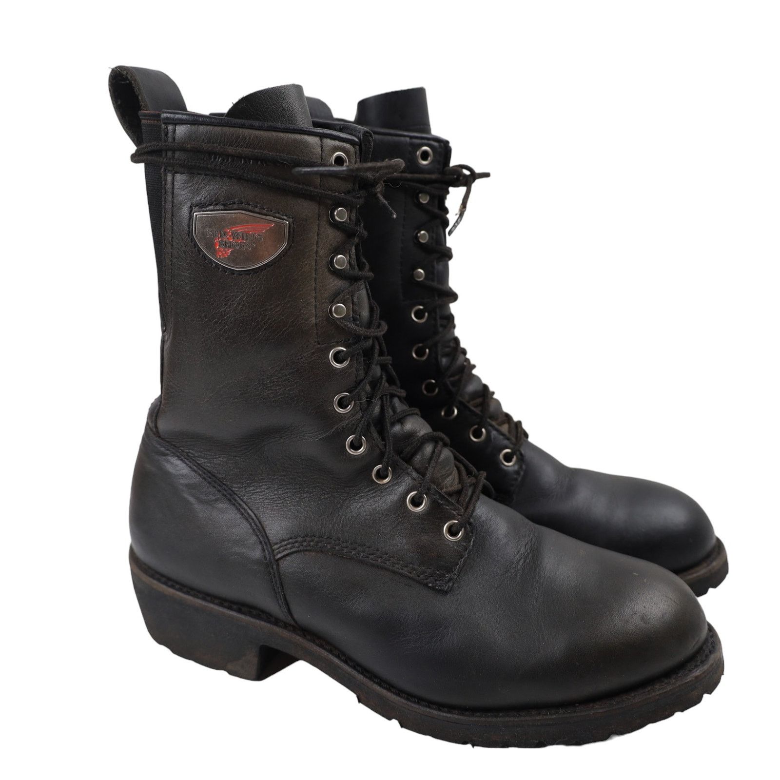 image of Red Wing 980 Motorcycle Riding Waterproof Boots in Black, Men's (Size 11)