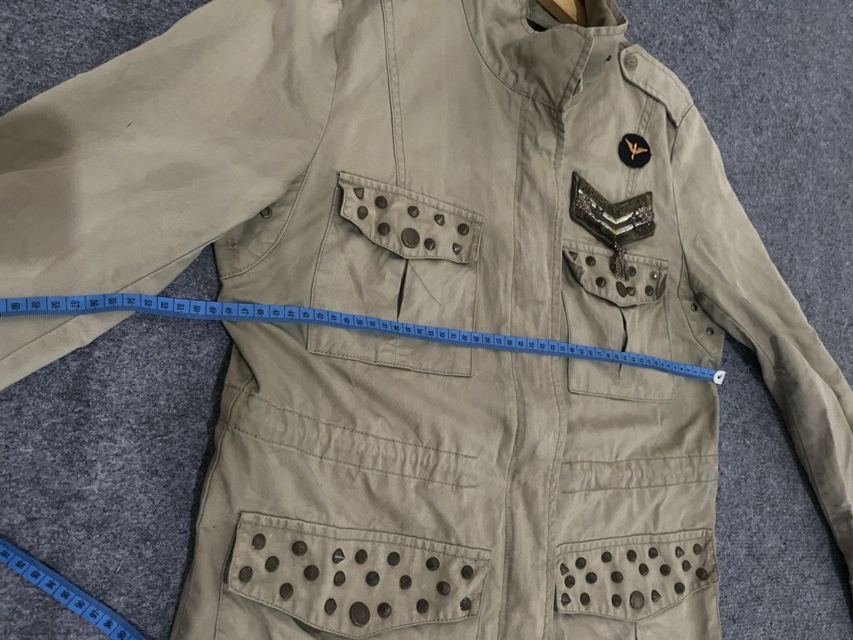 Japanese Brand Vtg Jessi New York Army Fatigue Field Jacket Studded Size US M / EU 48-50 / 2 - 10 Thumbnail