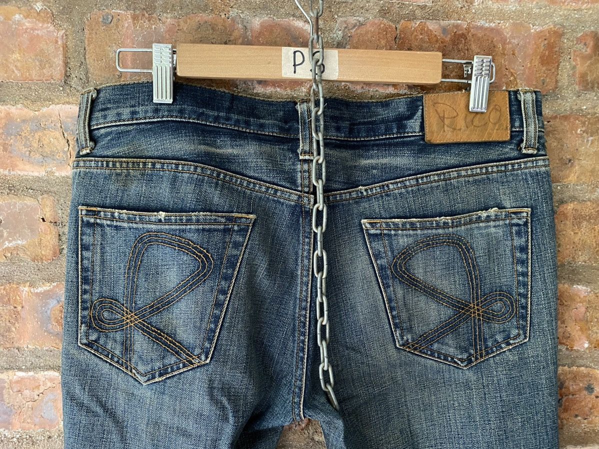 Tornado Mart 2000s RICO Japan Distressed Hem RIRI Zipper Size US 34 / EU 50 - 12 Thumbnail