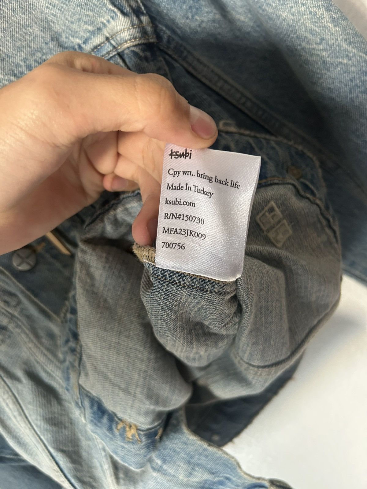 Ksubi Ksubi Heritage Repair Denim Jacket Size US XS / EU 42 / 0 - 4 Thumbnail