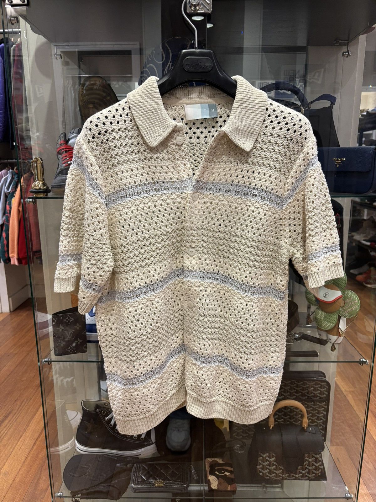 Kith Kith Open Weave Polo Shirt Size US S / EU 44-46 / 1 - 1 Thumbnail