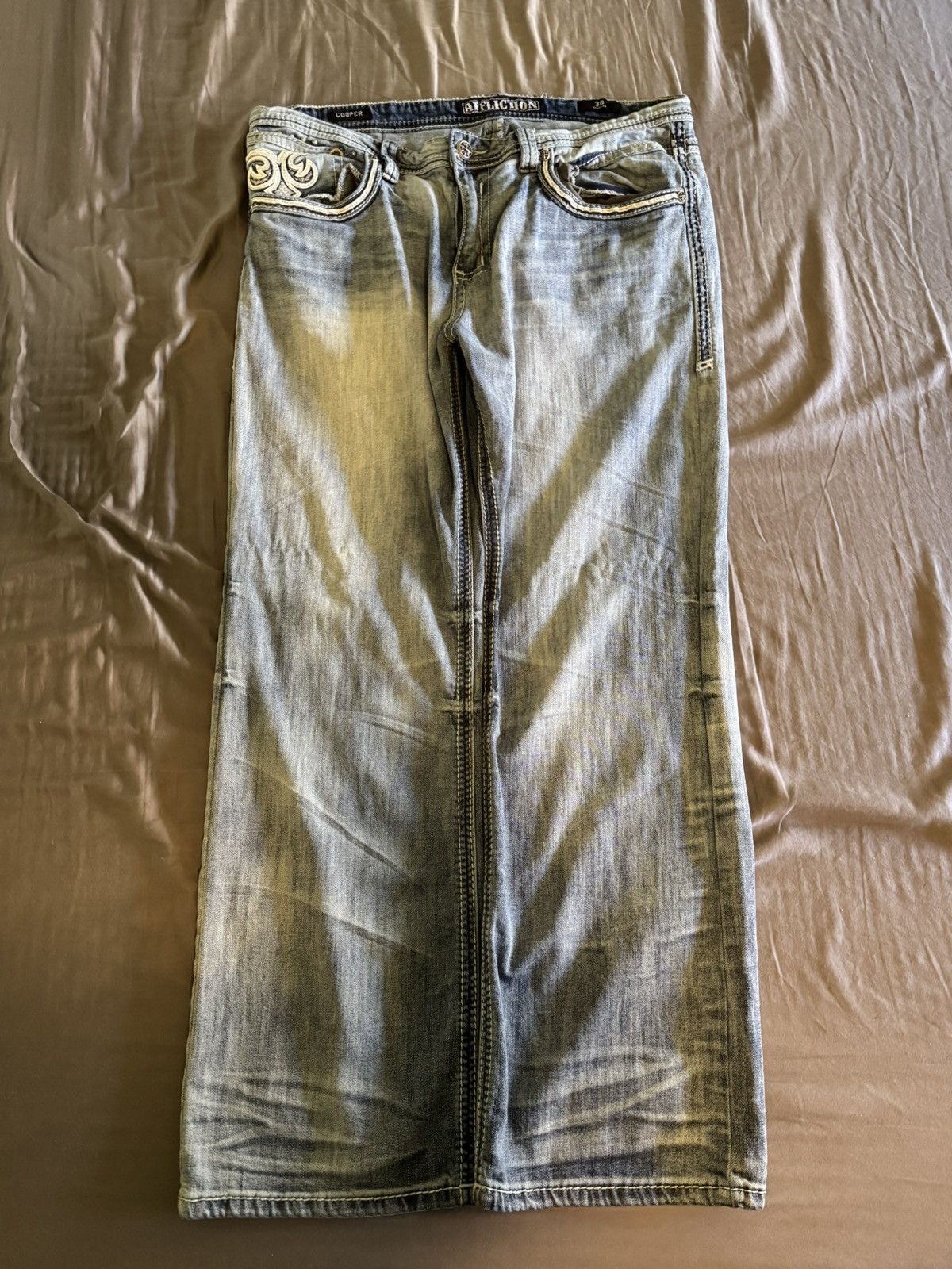 Affliction AFFLICTION 1973 DISTRESSED JEAN Size US 38 / EU 54 - 1 Thumbnail