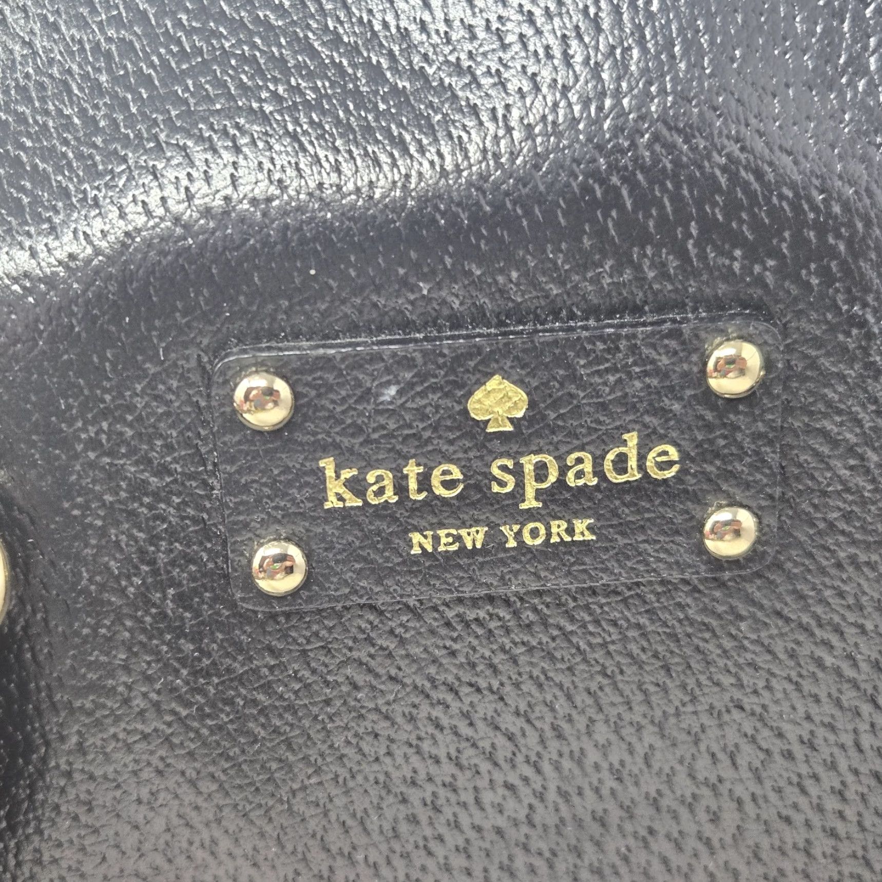 Vintage kate spade Wellesley Satchel Crossbody Bag Black Leather OS Womens Size ONE SIZE - 4 Thumbnail