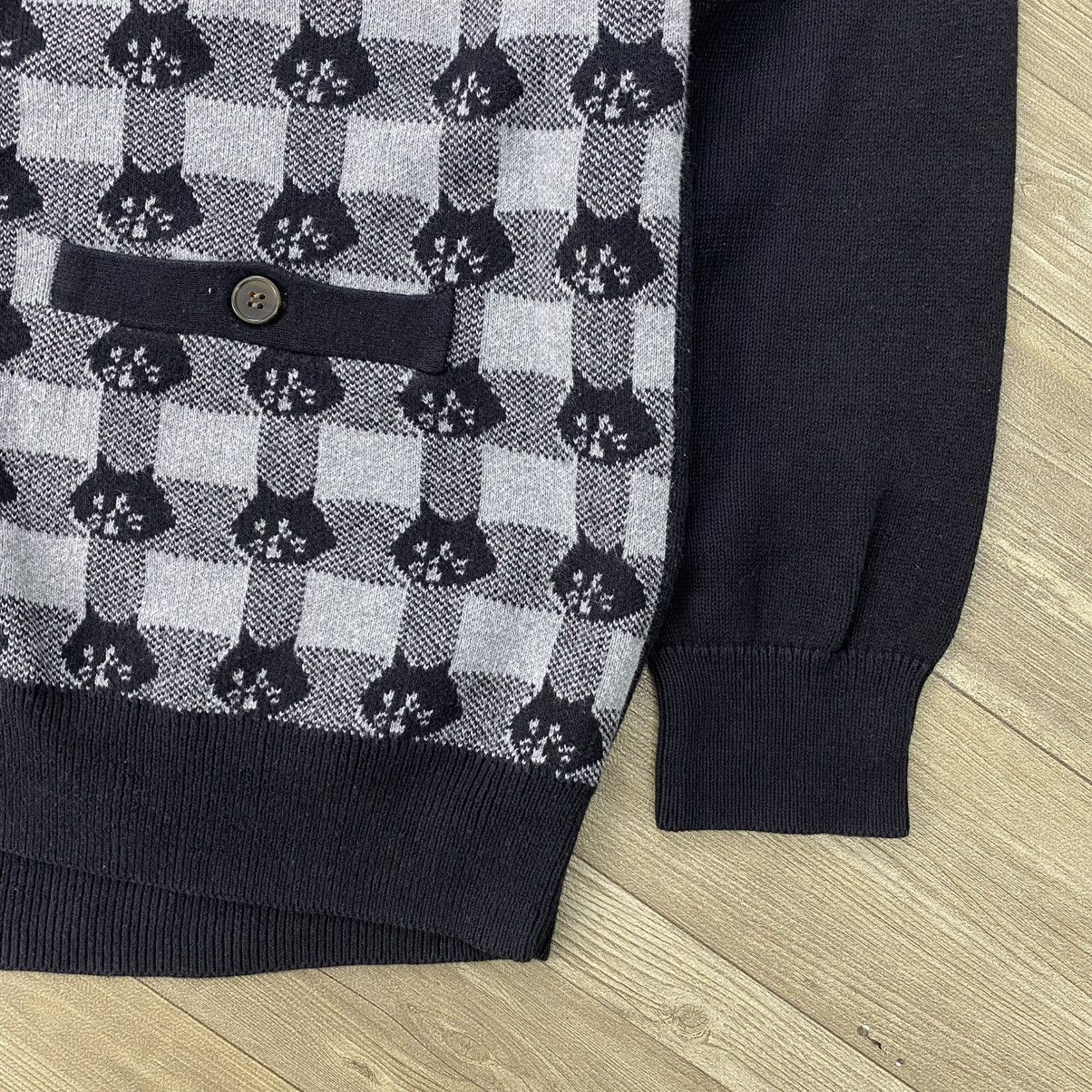 Issey Miyake Vintage Issey Miyake Ne-net Cat Full Print Logo Cardigans Size US M / EU 48-50 / 2 - 5 Thumbnail