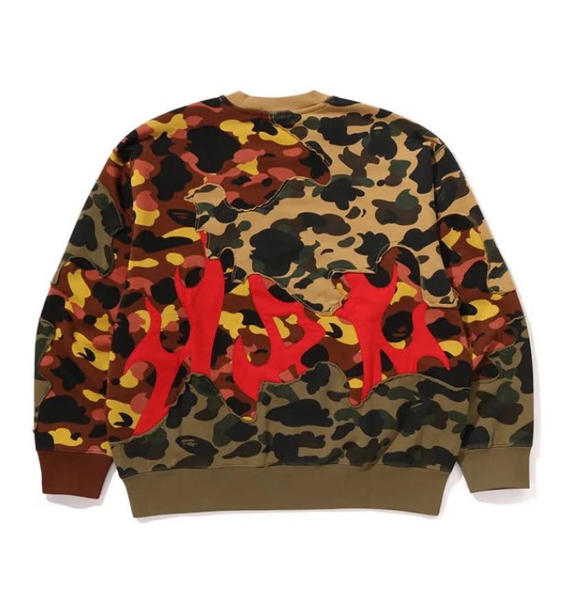 Bape Bape Upcycled Sweatshirt Size ONE SIZE - 3 Thumbnail