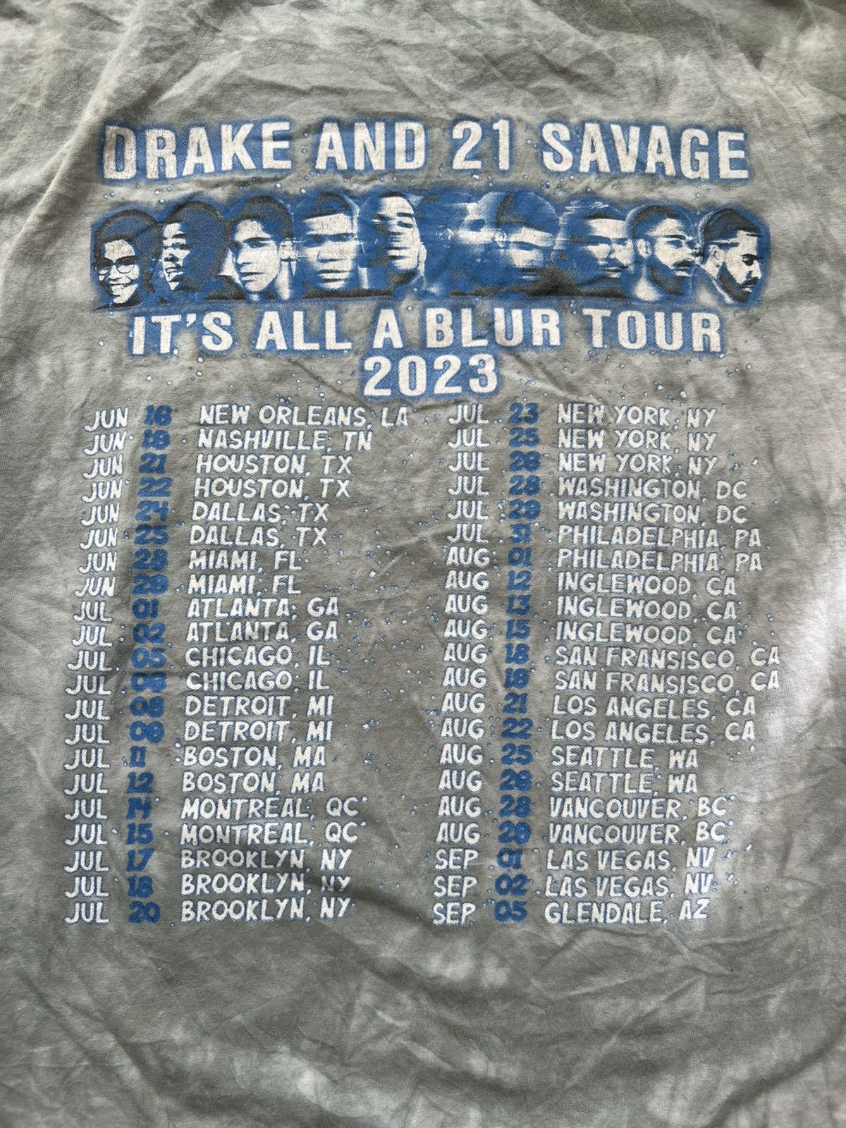 Fruit Of The Loom Drake x 21 savage tour Size US XL / EU 56 / 4 - 4 Thumbnail