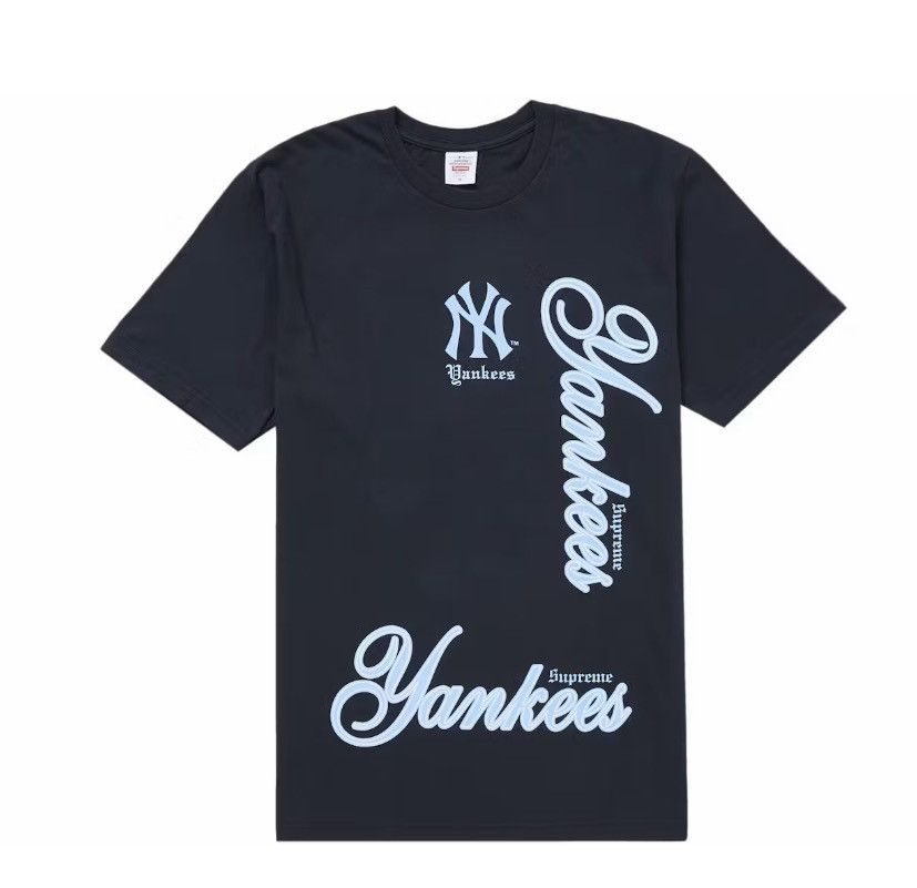 MLB × Supreme Supreme MLB Teams NY Tee - Navy Size US M / EU 48-50 / 2 - 1 Thumbnail