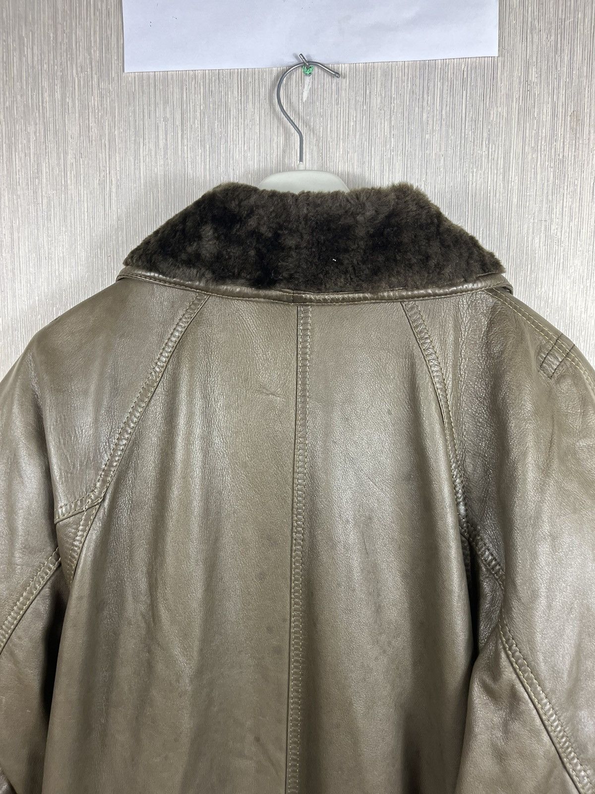 Versace × Vintage Vintage Gianni Versace leather double-breasted coat jacket Size US XL / EU 56 / 4 - 18 Thumbnail