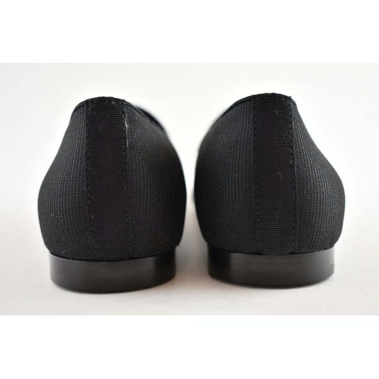 Chanel Grosgrain Chain Around Mule Mocasin Ballet Loafer Flat 34.5 Size US 4.5 / IT 34.5 - 10 Thumbnail
