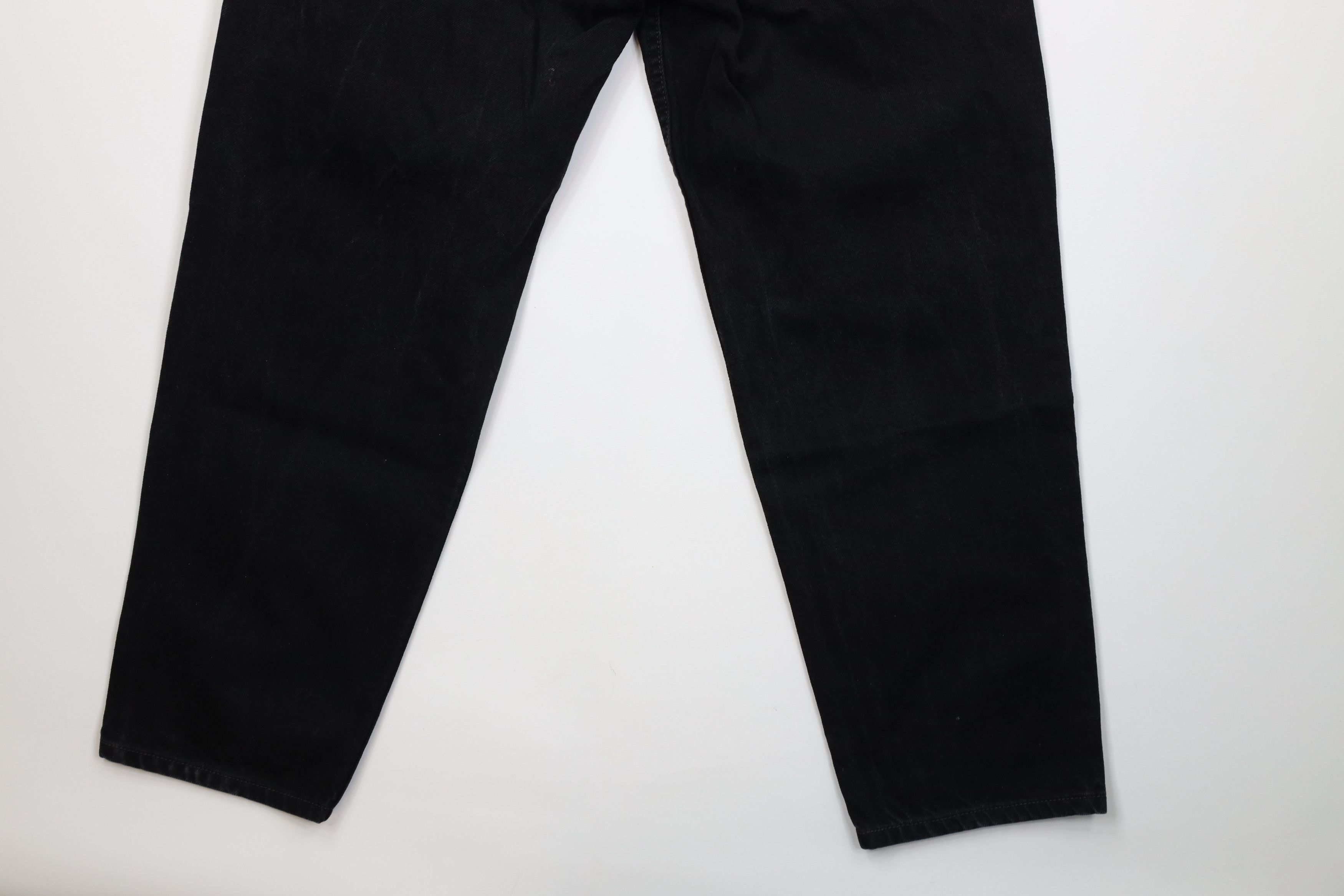 Levi's Vintage Y2K Levis 560 Comfort Relaxed Fit Denim Jeans Black Size US 34 / EU 50 - 15 Thumbnail