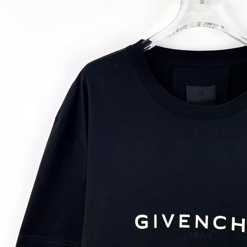 Givenchy Givenchy Black Logo Letter Print T-Shirt Size US L / EU 52-54 / 3 - 3 Thumbnail