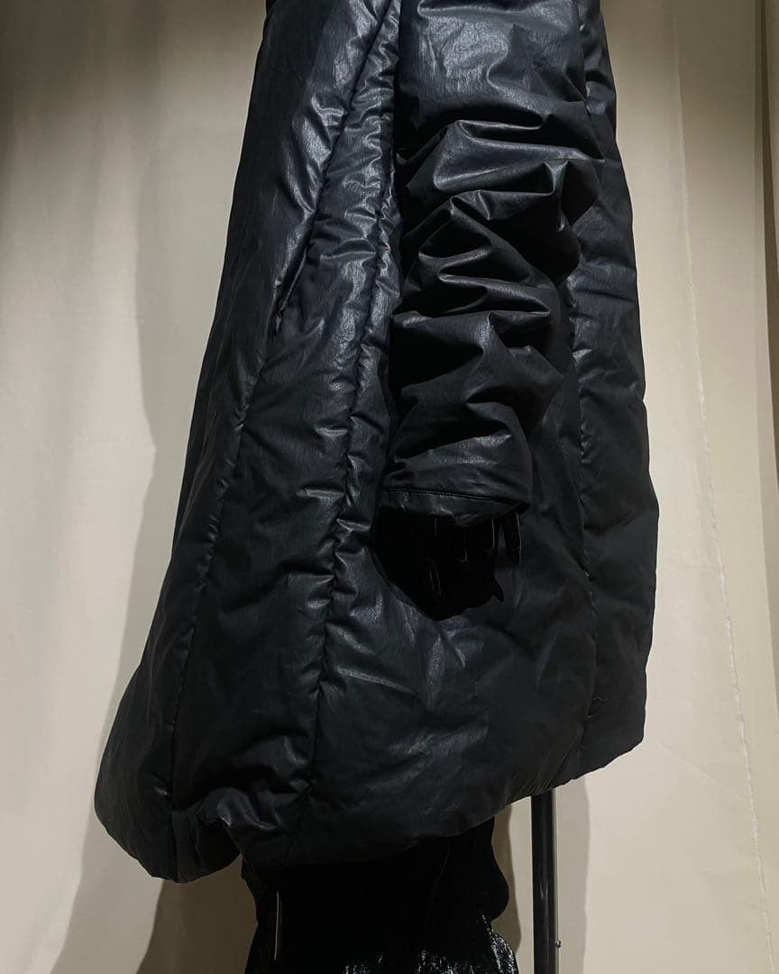 Barbara I Gongini Barbara I Gongini - ‘Coal MAN’ Coated Deformed Puffer Jacket Size US M / EU 48-50 / 2 - 8 Thumbnail