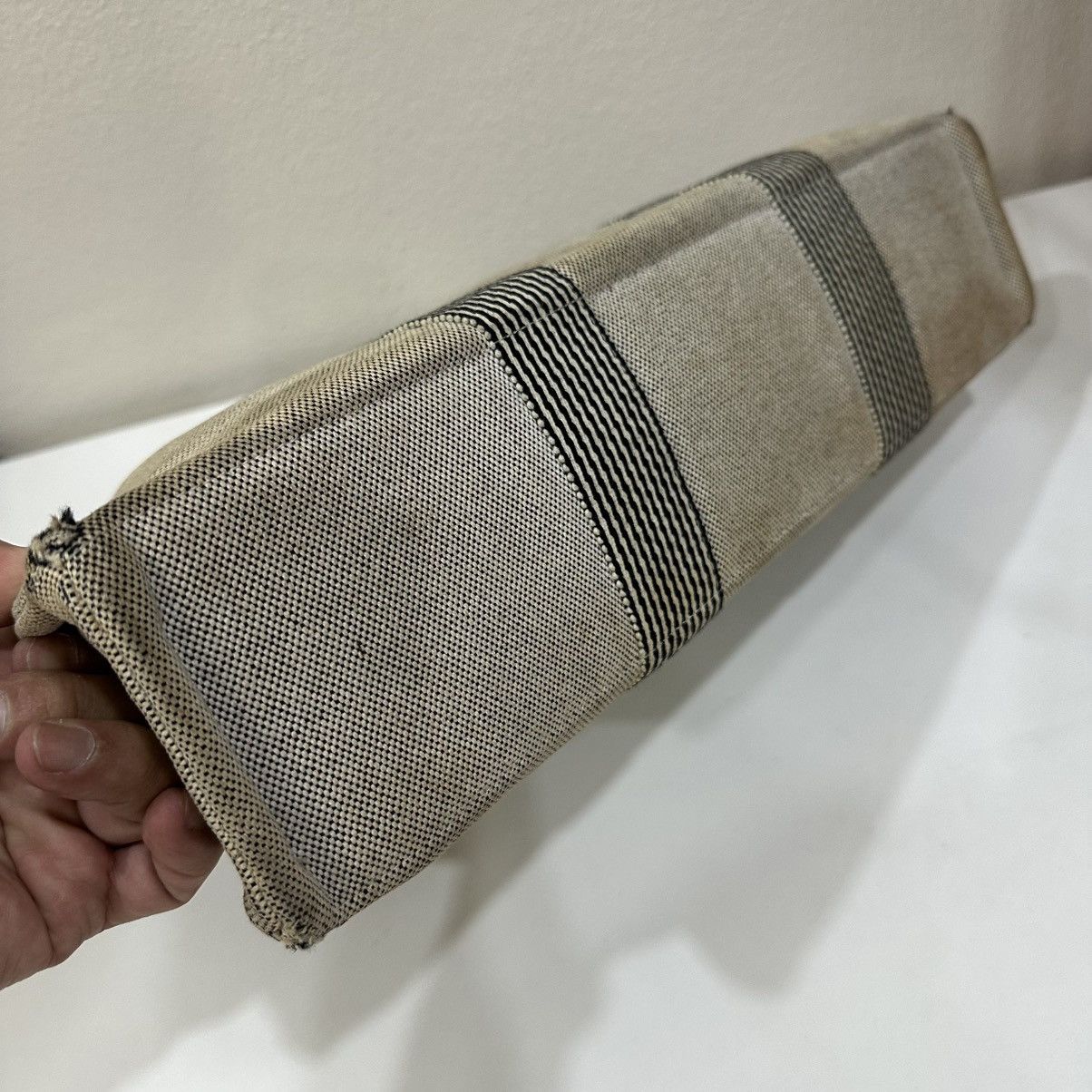 Hermes ‼️LASTDROP‼️ HERMES FOURRE TOUT MM DIRTY CANVAS HAND TOTE BAG Size ONE SIZE - 5 Thumbnail