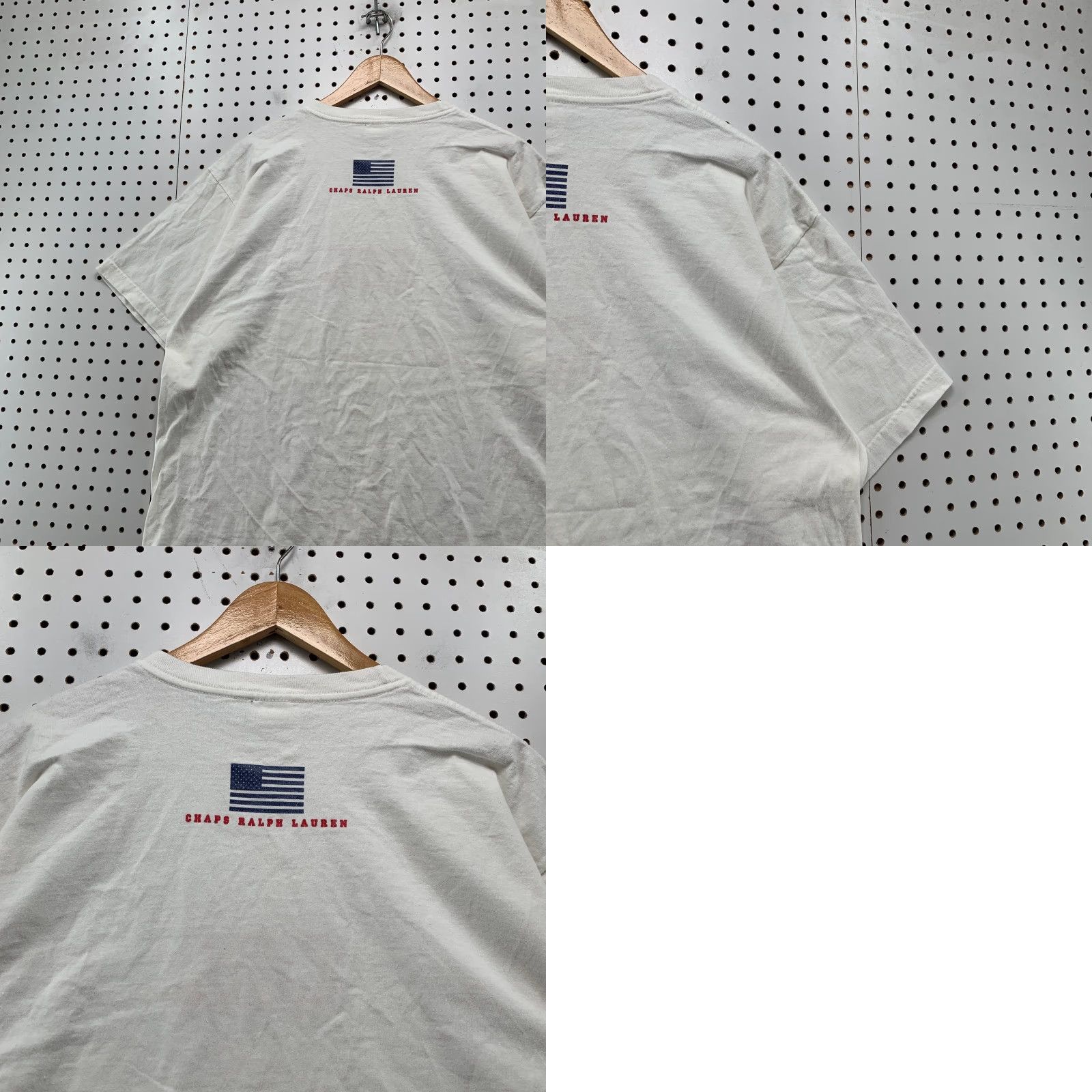 Ralph Lauren VINTAGE Ralph Lauren T-Shirt Mens XL White Short Sleeve 90s Made USA Size US XL / EU 56 / 4 - 9 Thumbnail