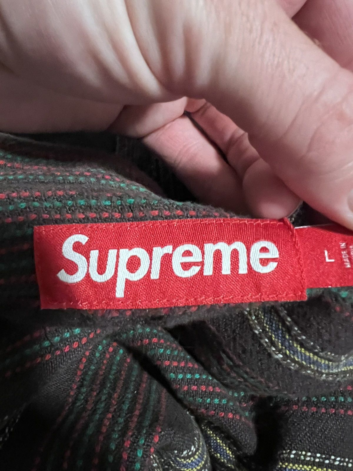 Supreme SUPREME BUTTON UP SHIRT Size US L / EU 52-54 / 3 - 6 Thumbnail