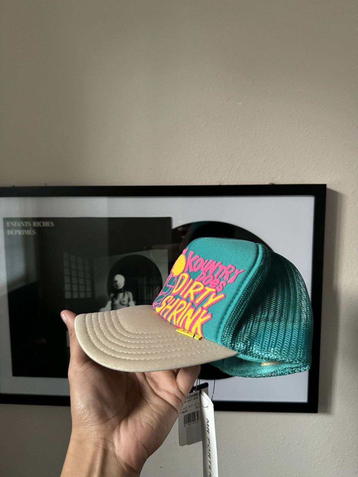 Kapital Kapital Kountry Dirty Shrink Trucker Hat Size ONE SIZE - 2 Thumbnail