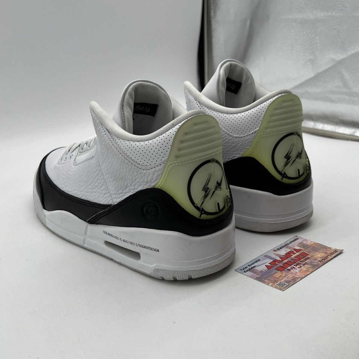 Jordan Brand Fragment design x air Jordan 3 white Size US 12 / EU 45 - 4 Thumbnail