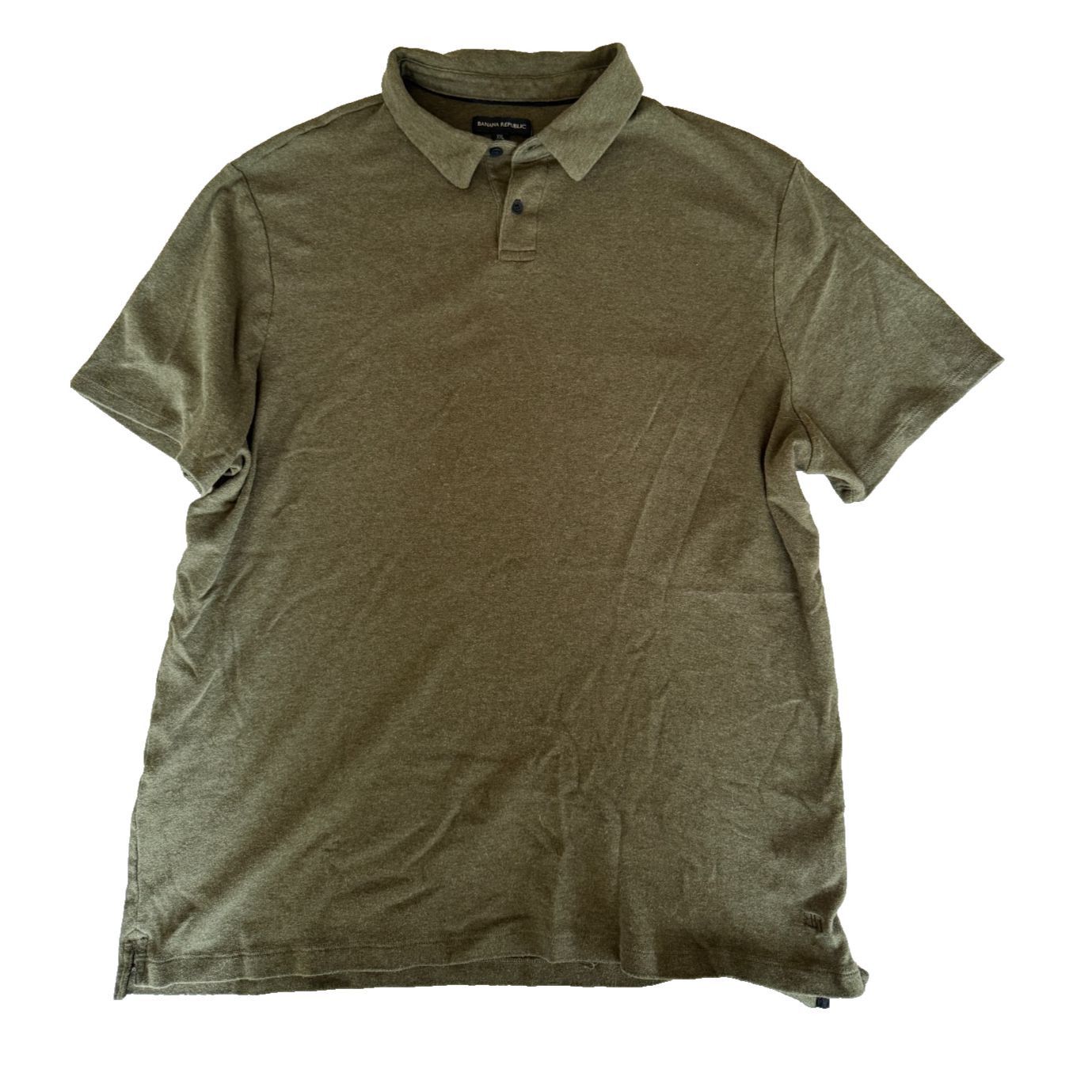 Banana Republic Banana Republic Mens XXL Green Polo Shirt Cotton Classic Ca Size US XXL / EU 58 / 5 - 3 Thumbnail