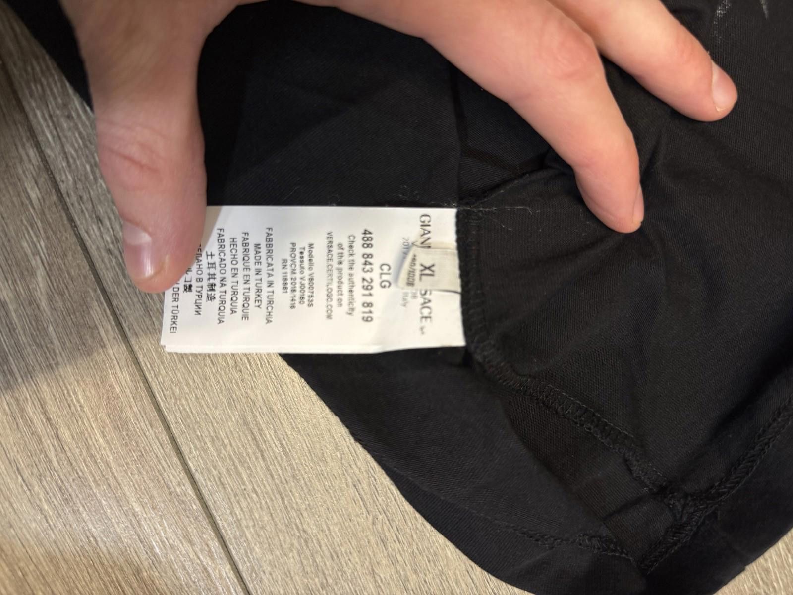 Other Versace Collection Black Medusa Head Logo Polo Shirt Size US XL / EU 56 / 4 - 5 Thumbnail