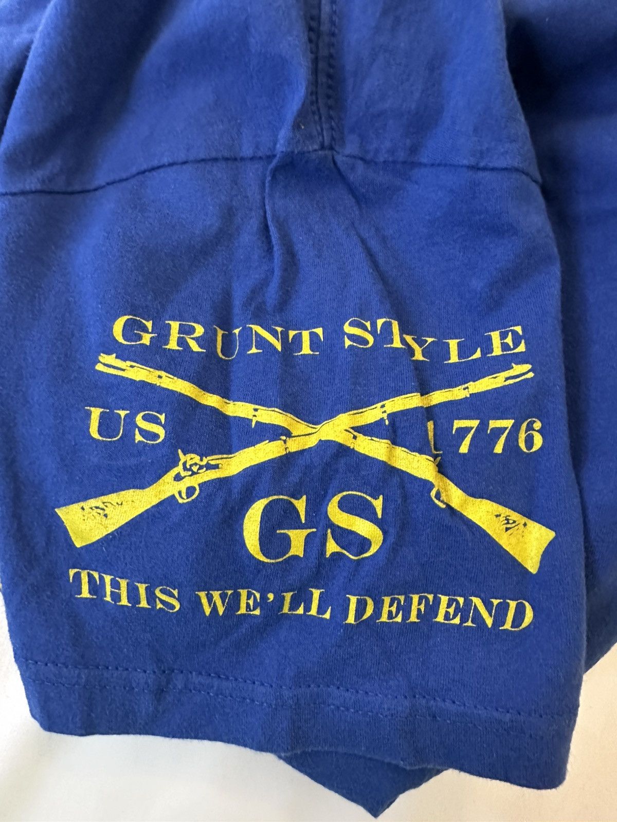 Grunt Style Grunt Style America Beer Mug Flag Shirt Adult Medium Blue Size US M / EU 48-50 / 2 - 4 Thumbnail