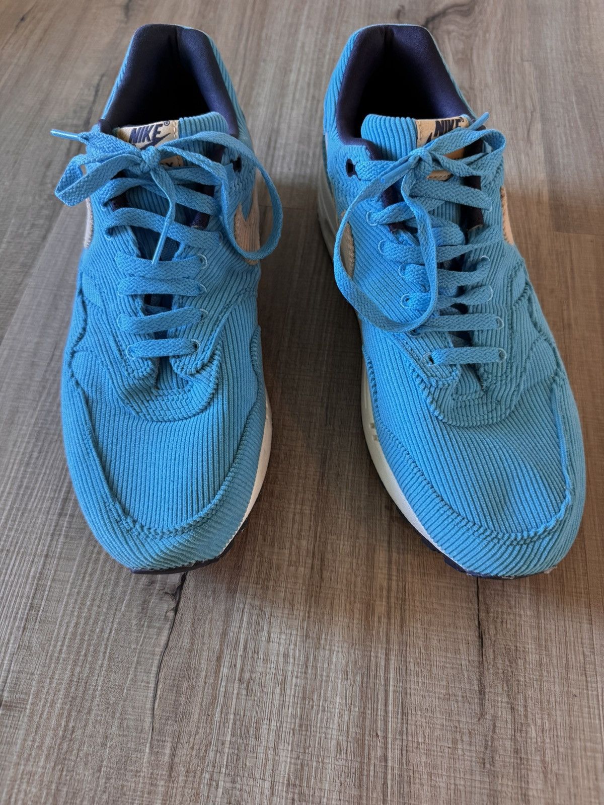 Nike Nike Air Max 1 Premium "Corduroy Baltic Blue" Size US 12 / EU 45 - 1 Thumbnail