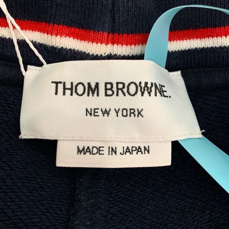 Thom Browne Thom Browne Size 0 Classic four-bar dark blue cotton sport Size US 30 / EU 46 - 6 Thumbnail