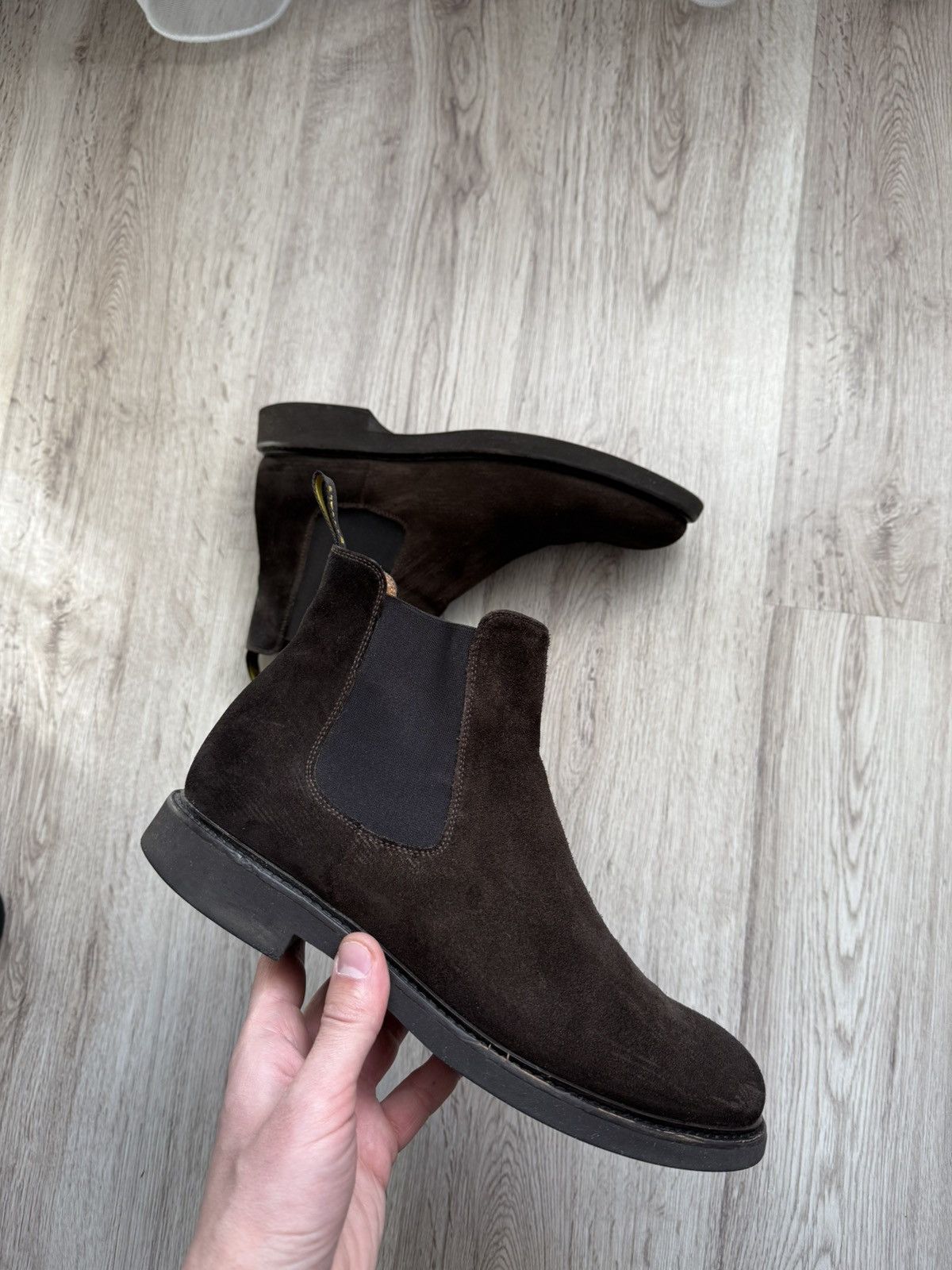 Doucal's Doucal’s Suede Beatles Chelsea Boots Dark Brown EU 42 US 9 Size US 9 / EU 42 - 1 Thumbnail