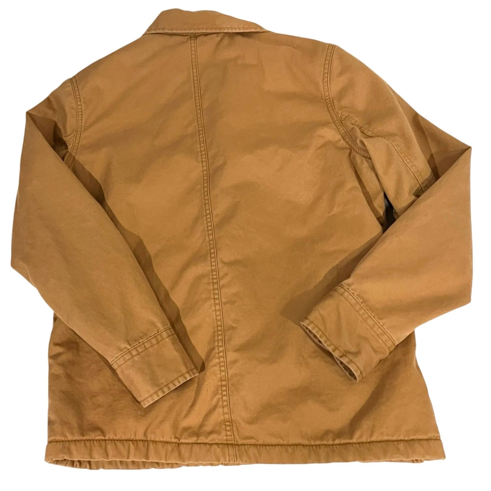 Vintage VINTAGE St John’s Bay Barn Chore Jacket Mens Shacket Cotton Twill Tan Sz S Sherpa Lined Size US S / EU 44-46 / 1 - 4 Thumbnail