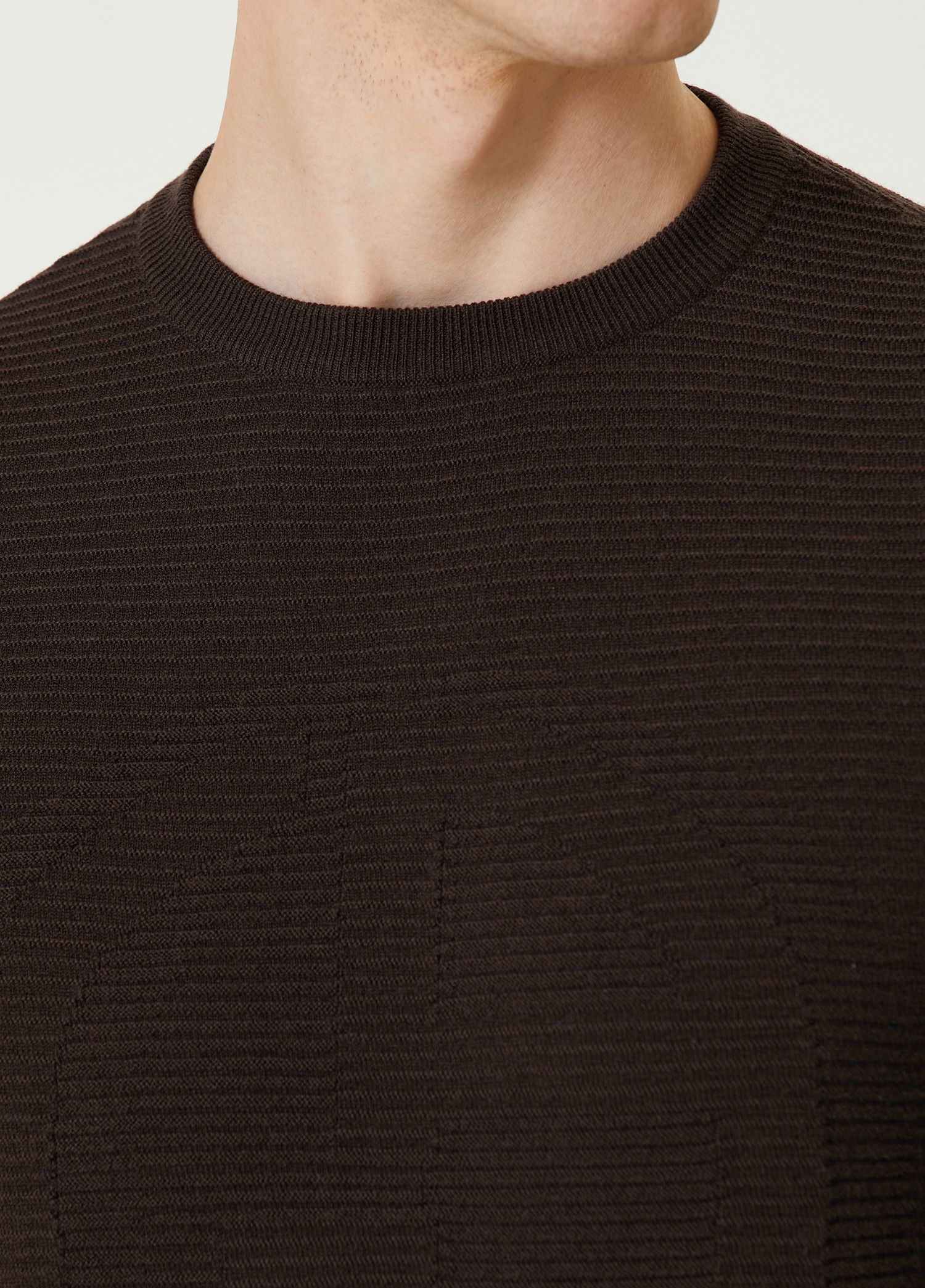 Giorgio Armani GIORGIO ARMANI mainline brown logo wool sweater XL Size US XL / EU 56 / 4 - 2 Thumbnail