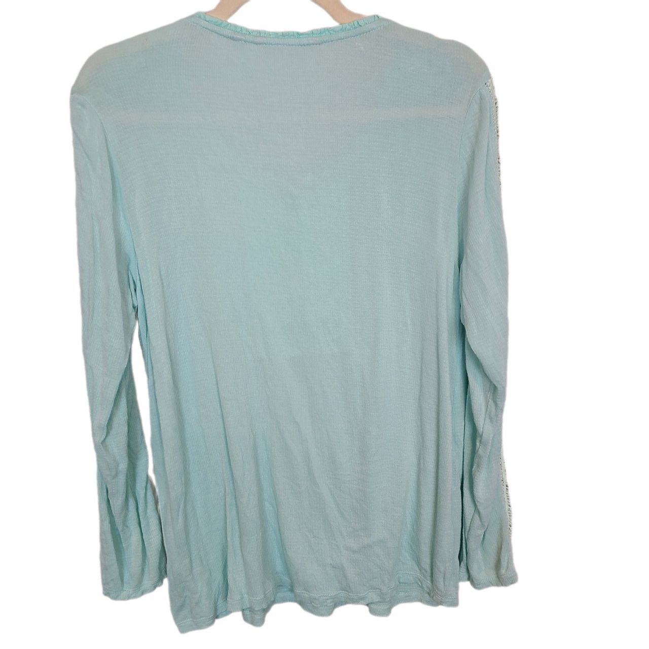 Soft Surroundings Soft Surroundings Blouse Women XS Crochet Cecelia LS Tunic Size XS / US 0-2 / IT 36-38 - 10 Thumbnail