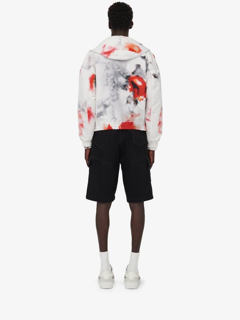 Alexander McQueen o1w1db10725 Obscured Flower Windbreaker Jacket in Multicolor Size US M / EU 48-50 / 2 - 4 Thumbnail