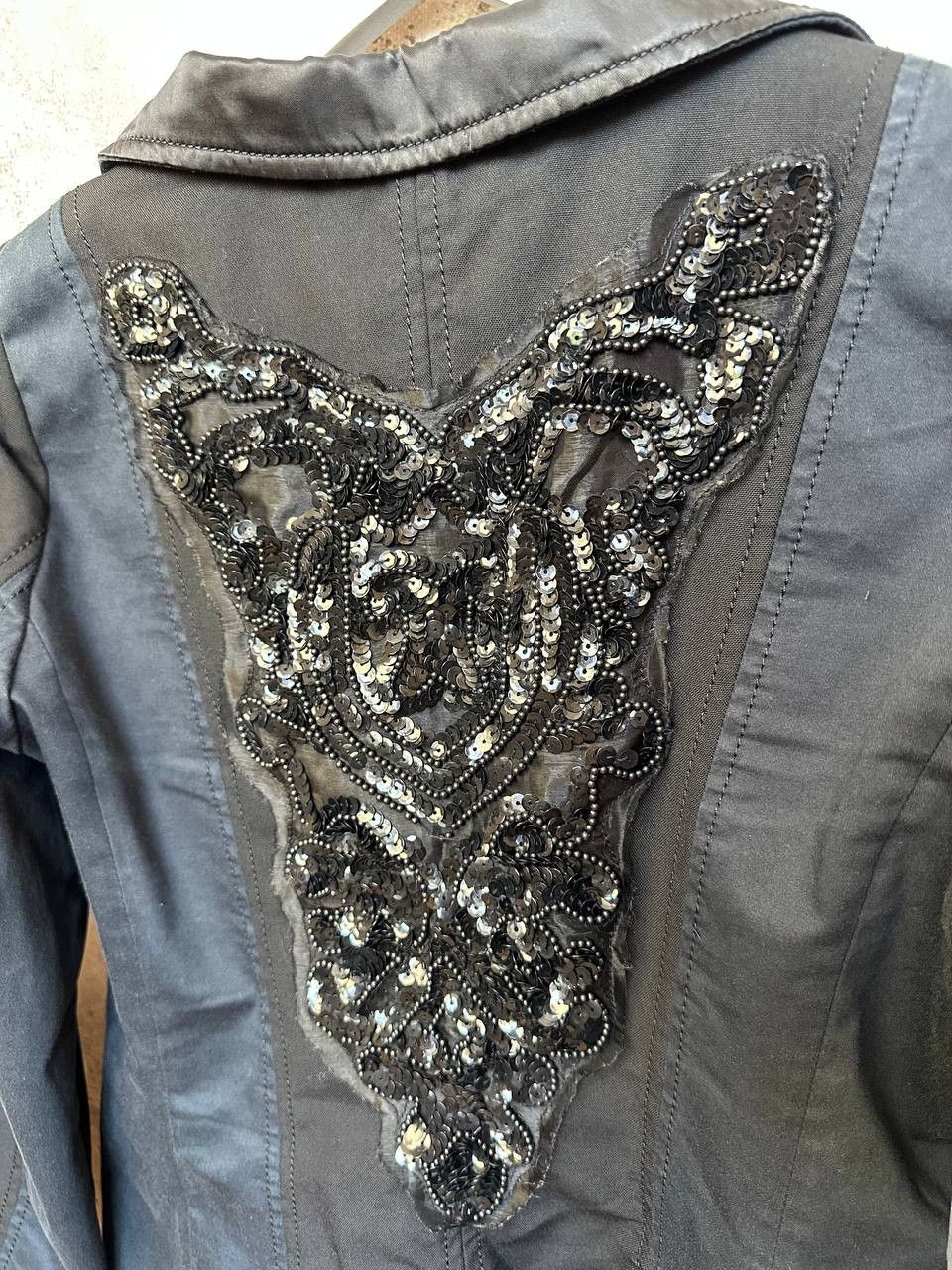 Replay WE ARE REPLAY Baroque Embellished Fitted Blazer Jacket Size L / US 10 / IT 46 - 11 Thumbnail