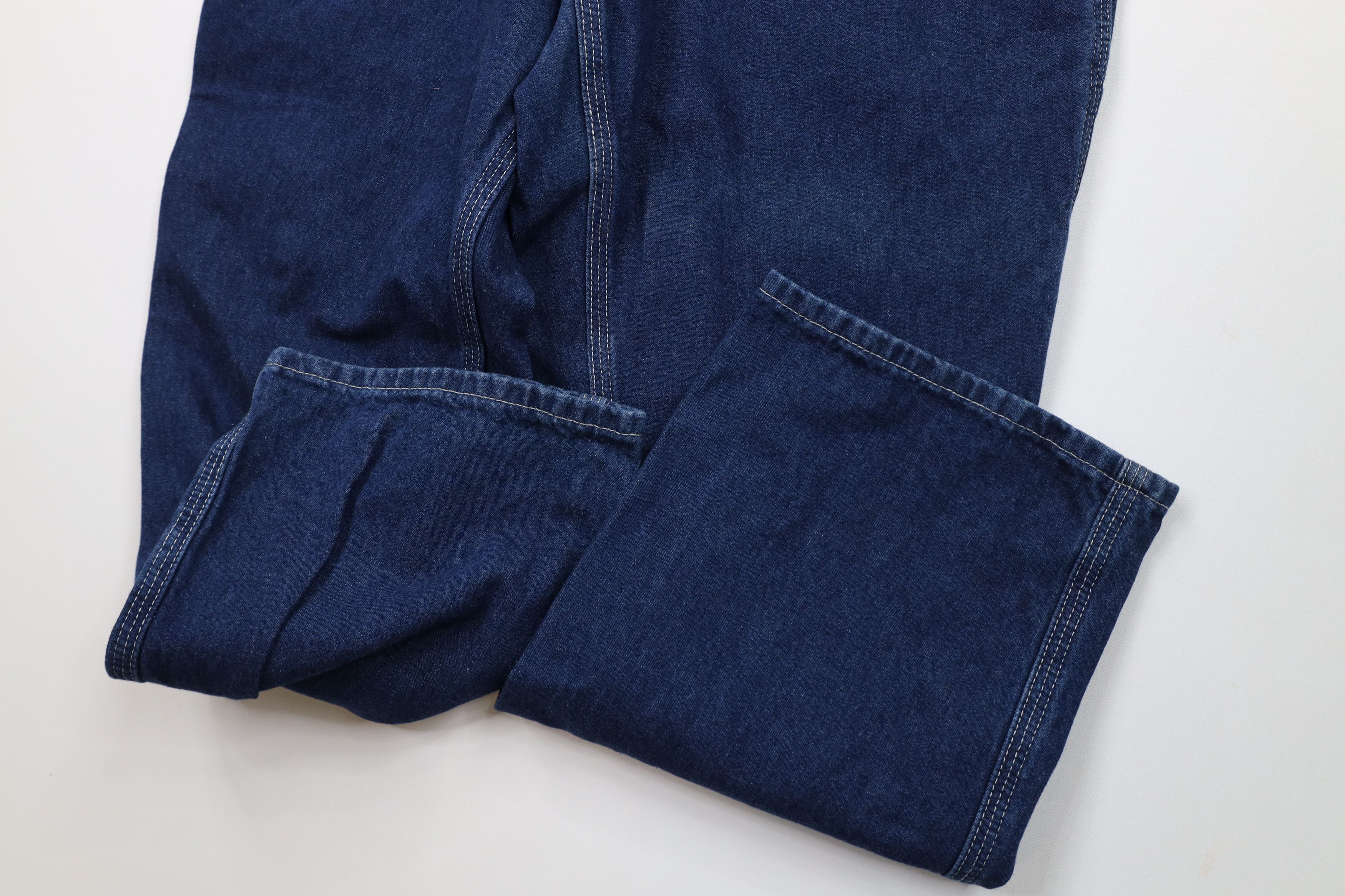 Carhartt Vintage Y2K Carhartt Wide Leg Dungaree Denim Jeans Cotton Size US 34 / EU 50 - 6 Thumbnail