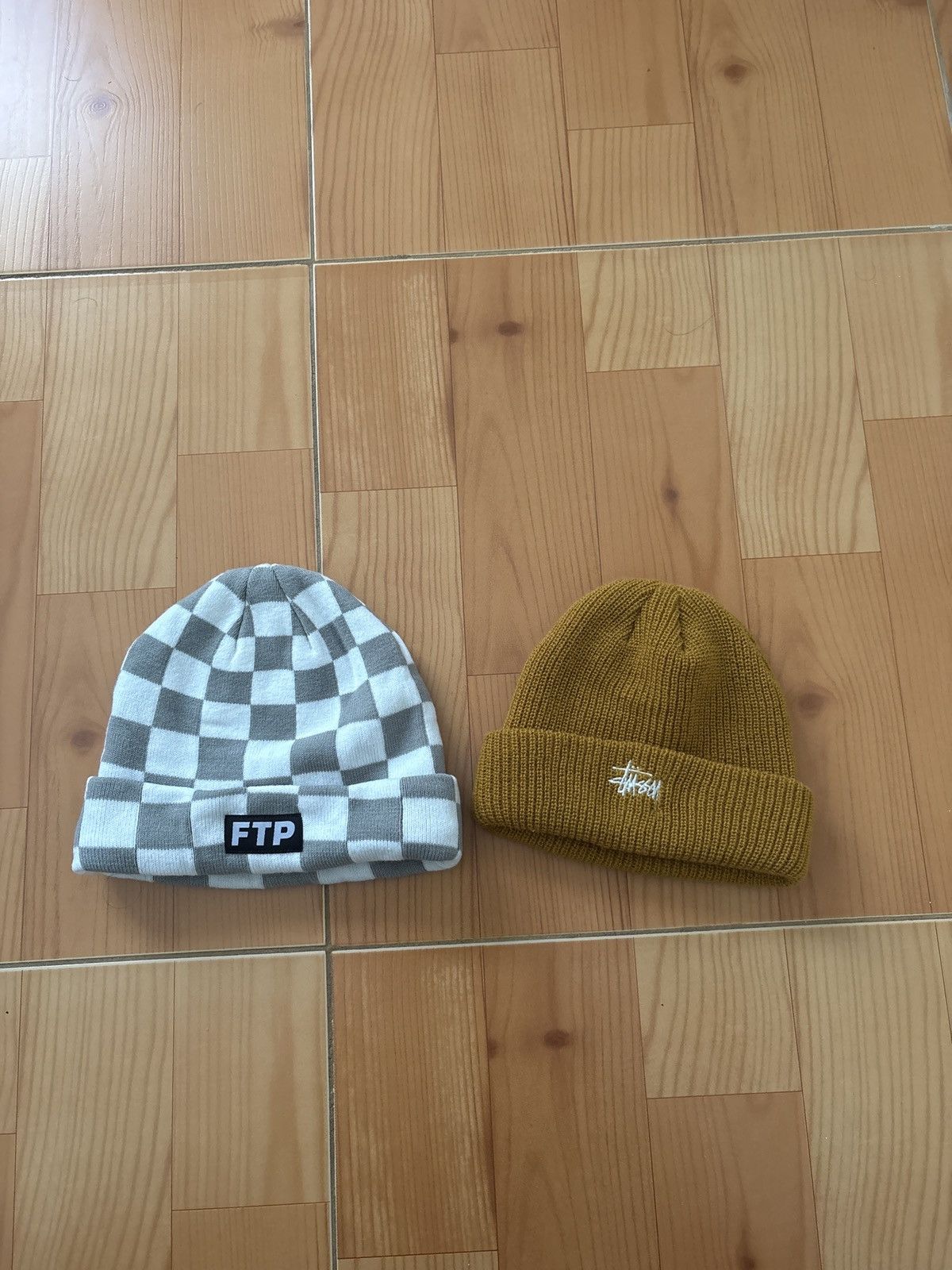 Stussy Stussy Ribbed Beanie & FTP Beanie 2 pack Size ONE SIZE - 1 Thumbnail